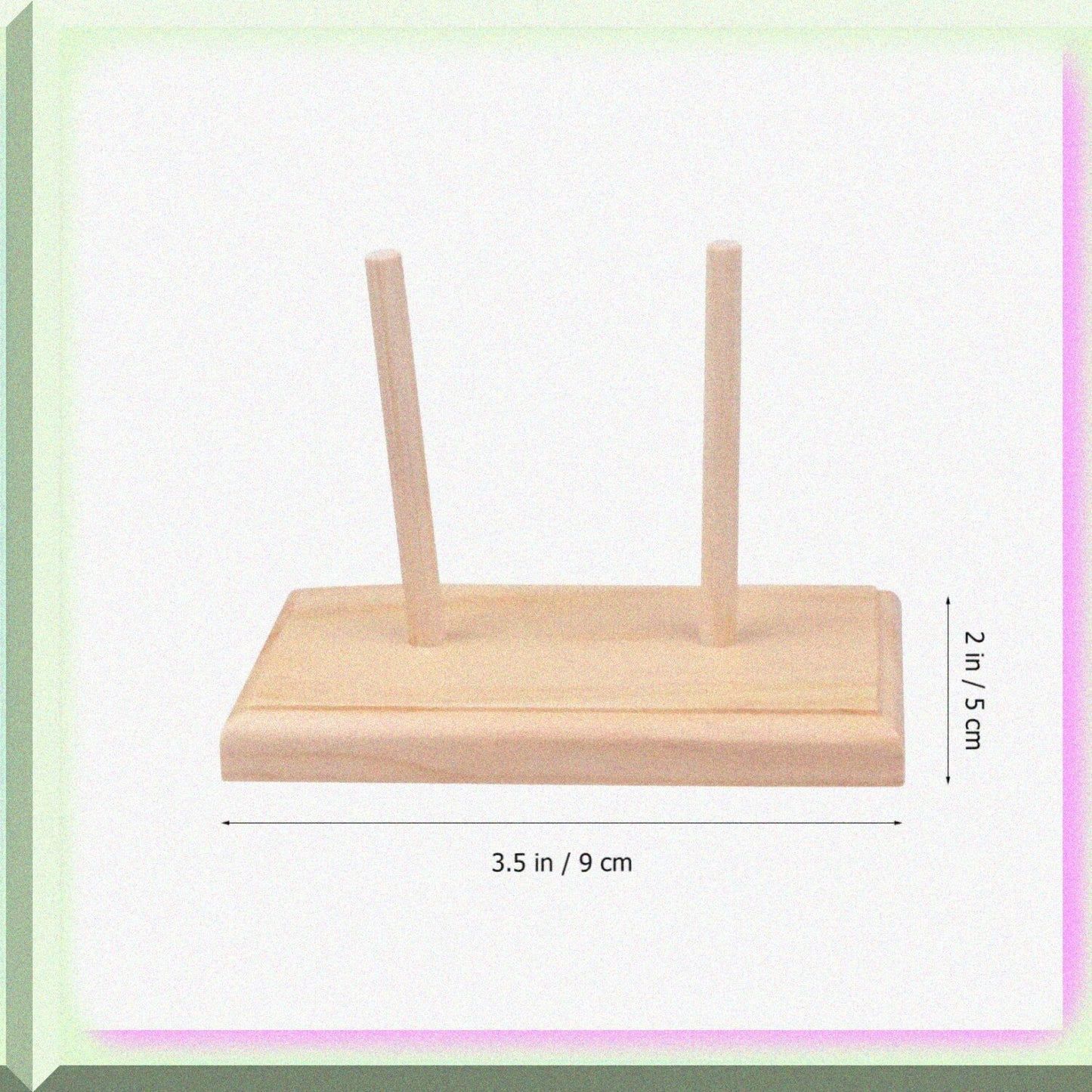 Wooden Thread Spool Rack for Sewing and Beading