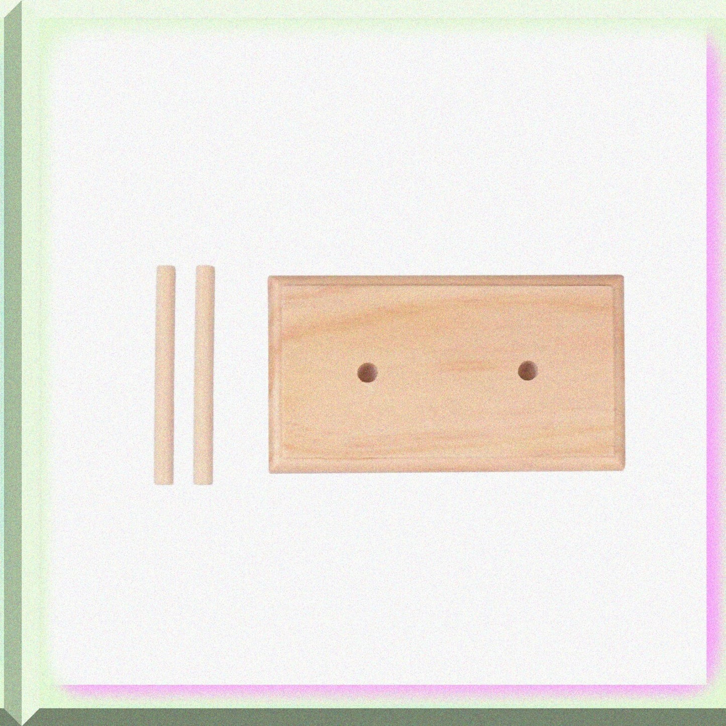 Wooden Thread Spool Rack for Sewing and Beading