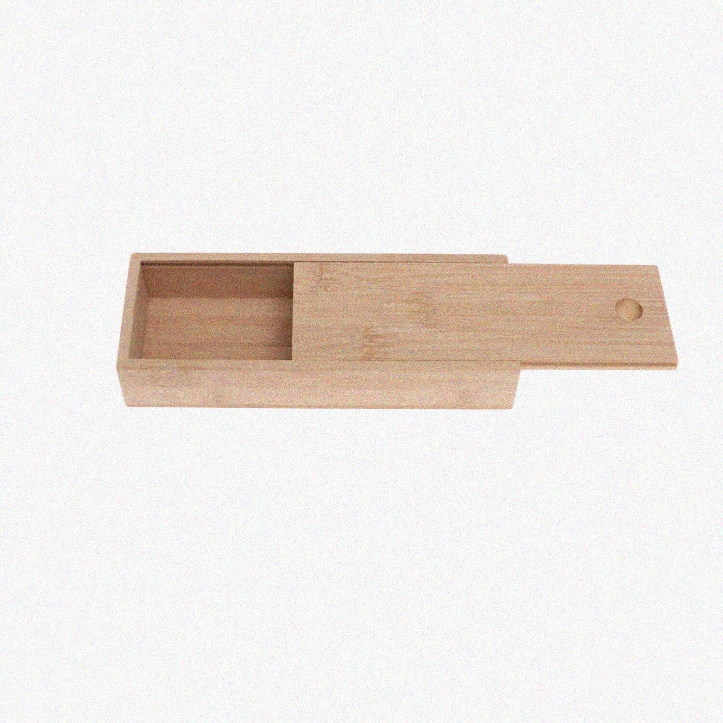 Wooden Pencil and Brush Storage Box 7.4x2.8x1.2 inches