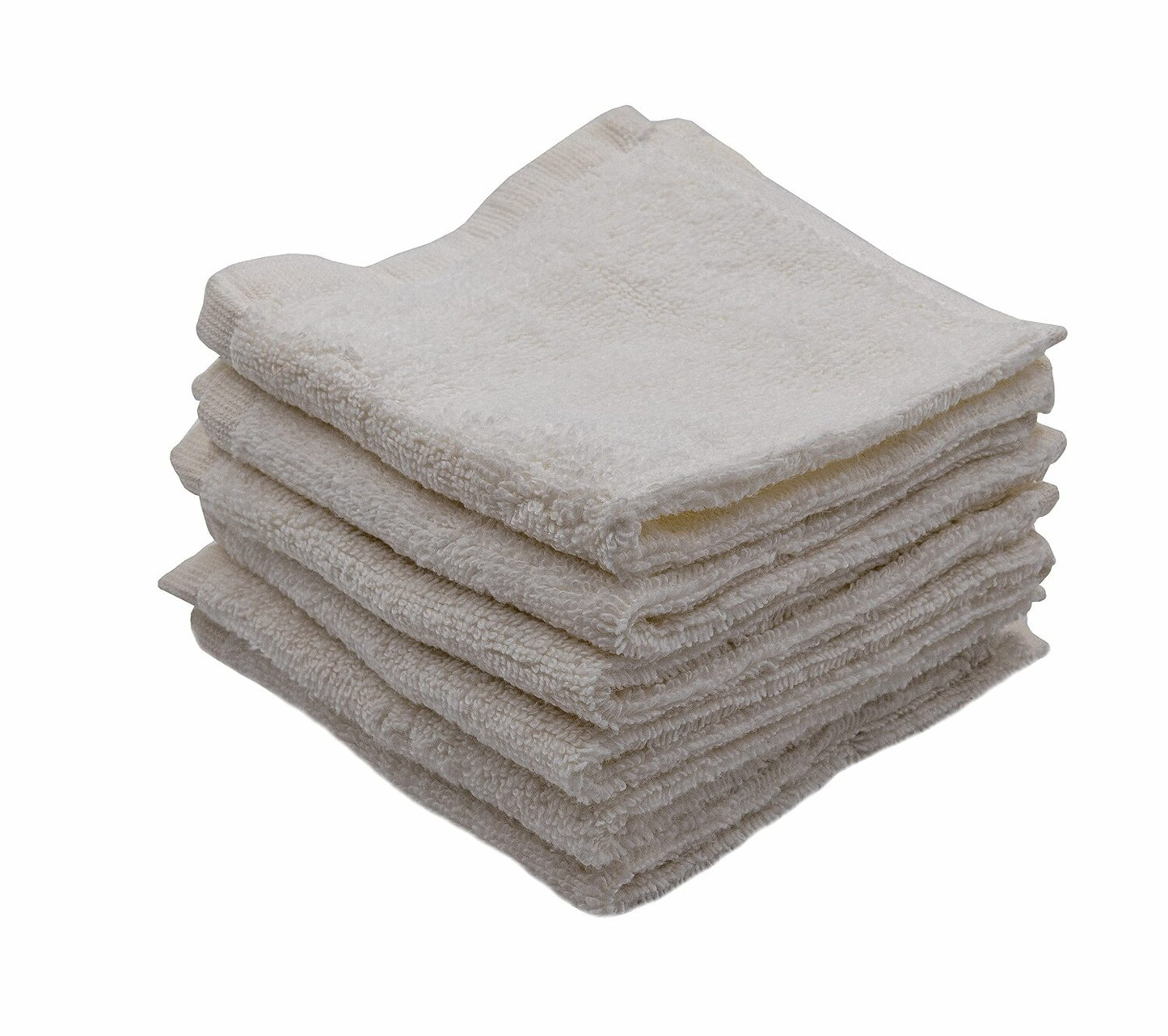 12 Pack 12x12 Inch Cotton Face Towels