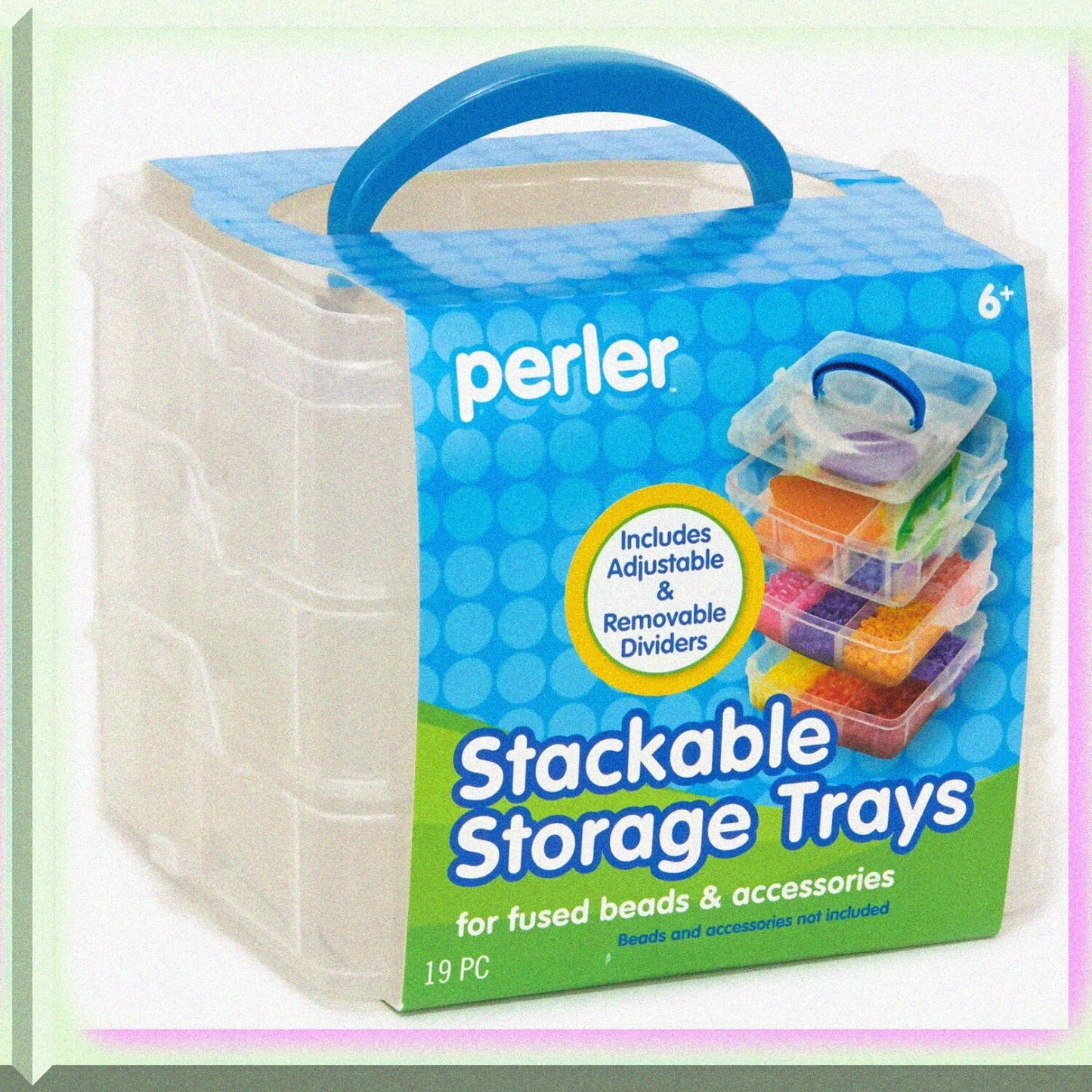 Large Stackable Bead Organizer Storage Containers 3pc