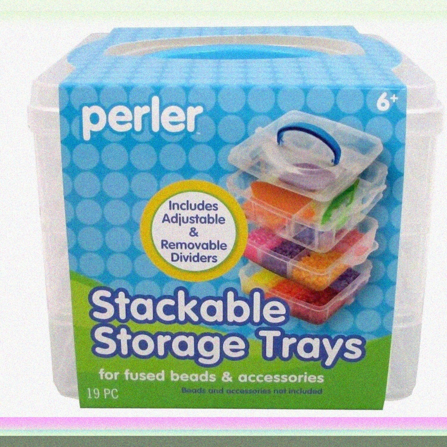 Large Stackable Bead Organizer Storage Containers 3pc