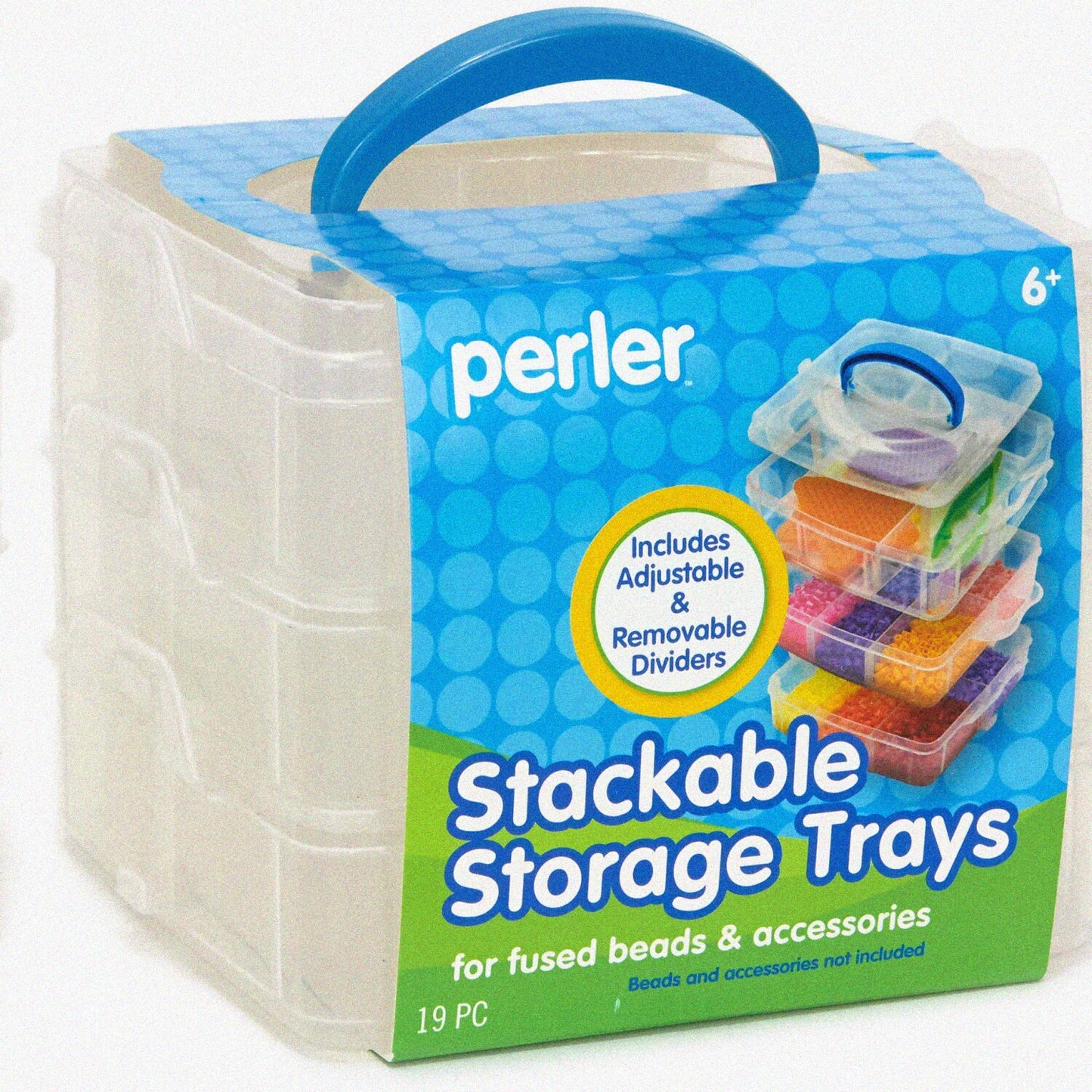 Large Stackable Bead Organizer Storage Containers 3pc