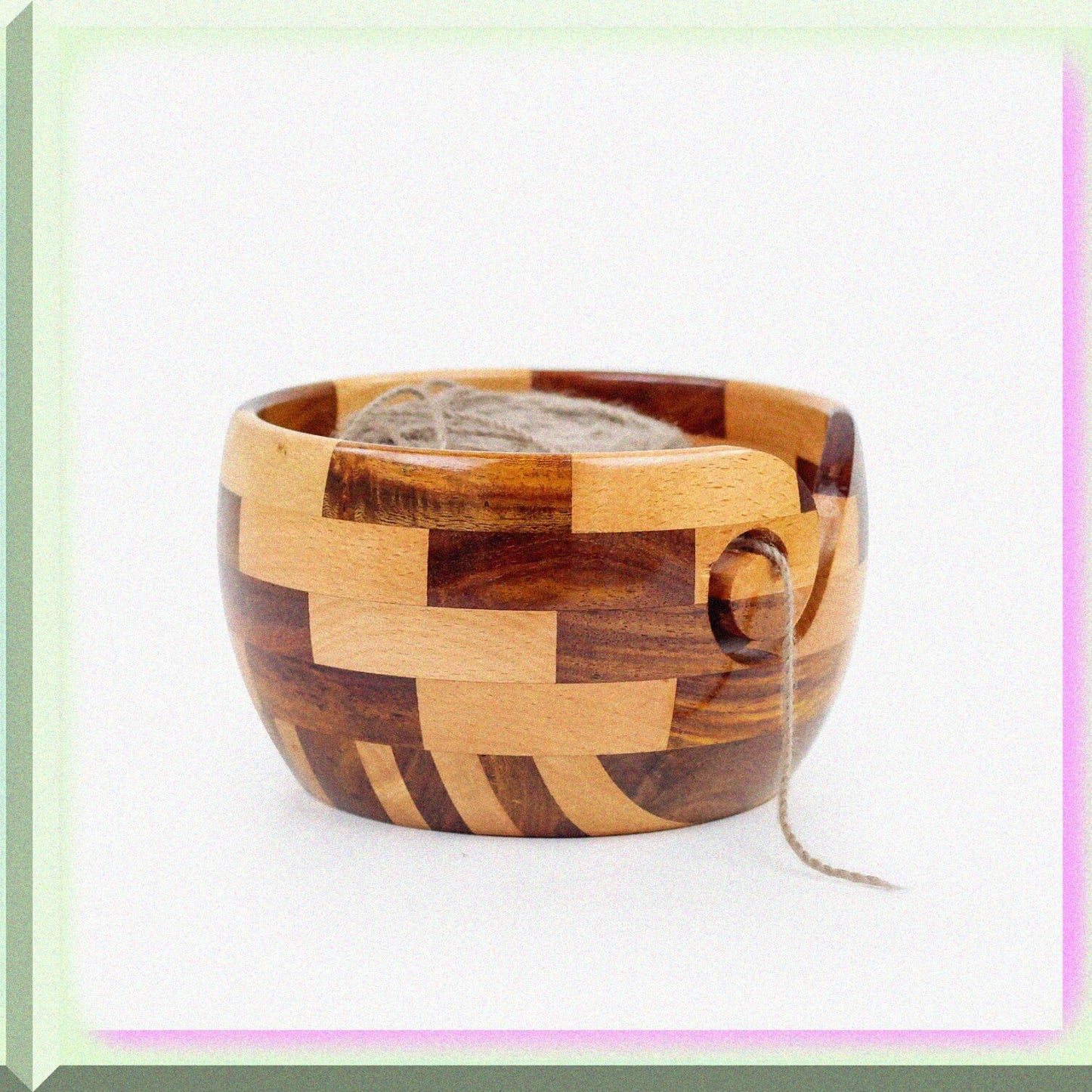 Mixed Premium Yarn Storage Bowl 7x7x4 Inches