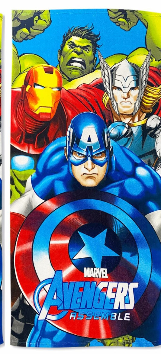 Super Soft Fleece Towel with Ironman, Thor, Hulk, Captain, Black Widow, Hawkeye