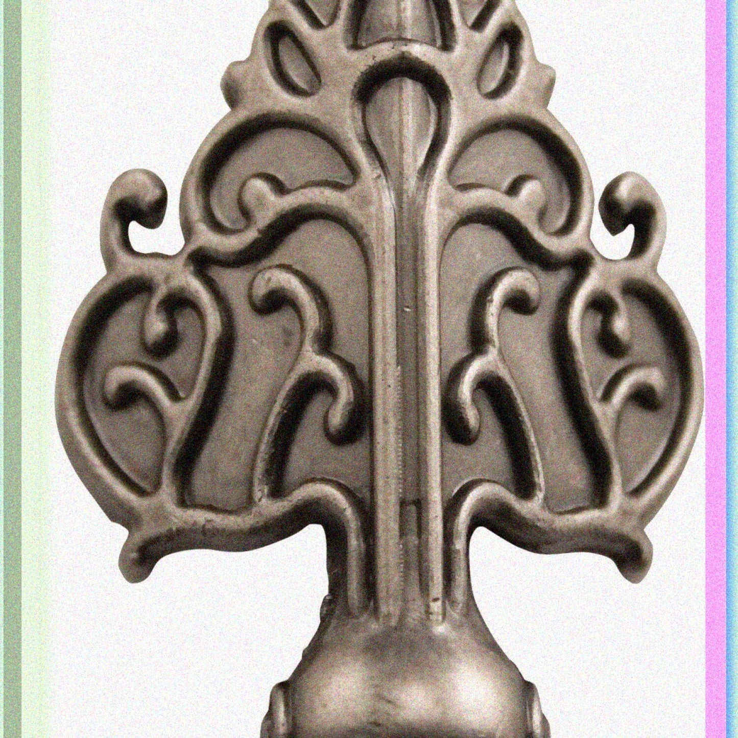 Foundations Metal Box Feet 1-1/2 x 2 Inches Antique Nickel 4 Pack