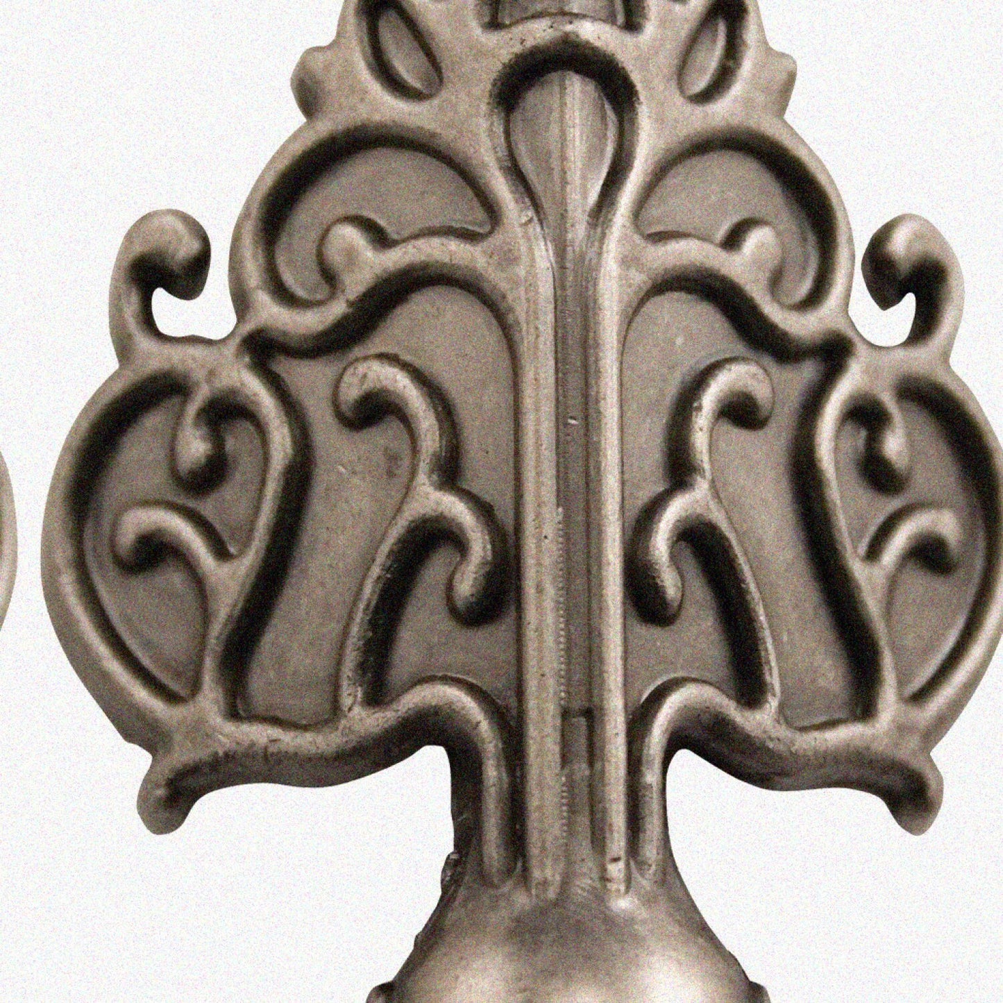 Foundations Metal Box Feet 1-1/2 x 2 Inches Antique Nickel 4 Pack