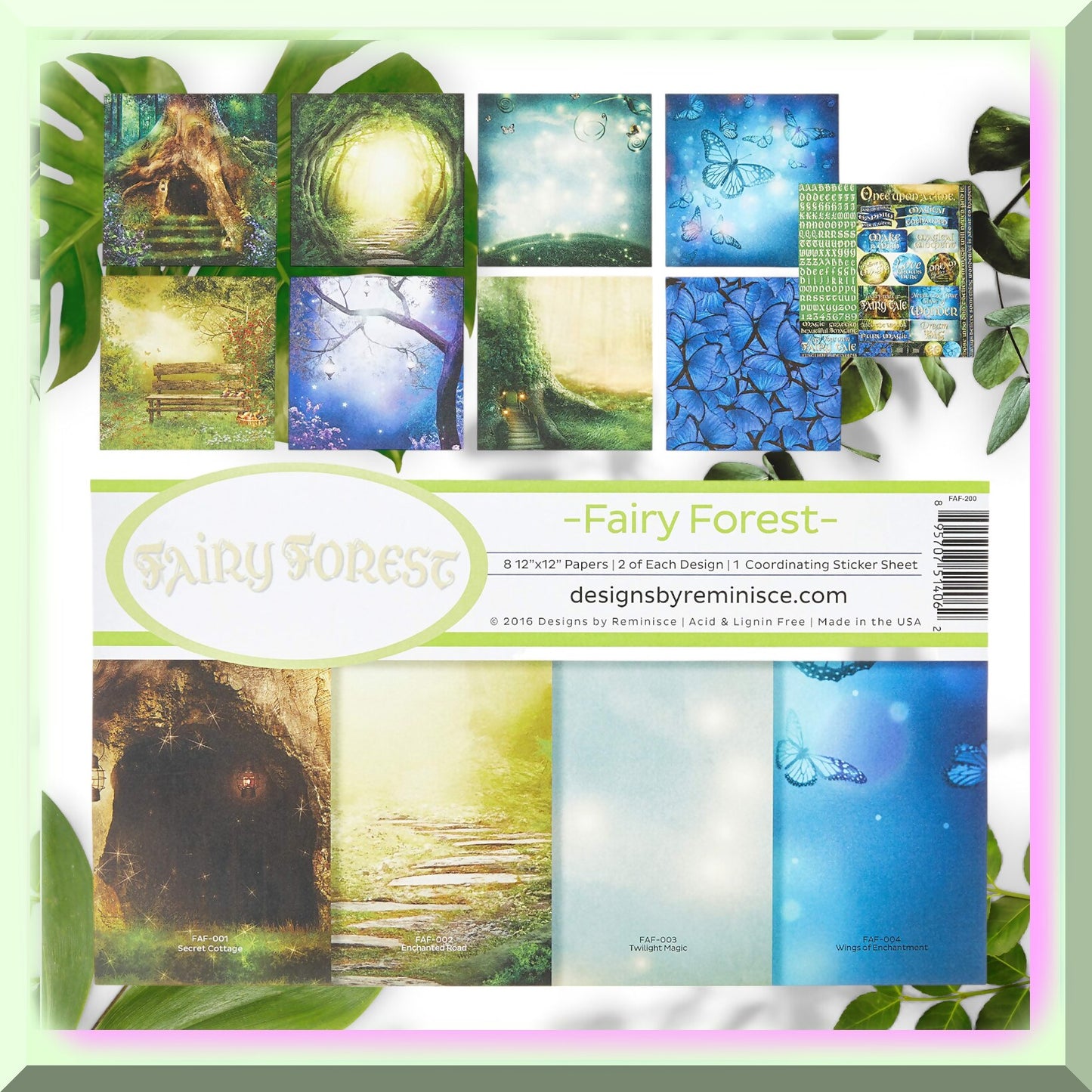 Enchanted Woodland Scrapbooking Set 12x12