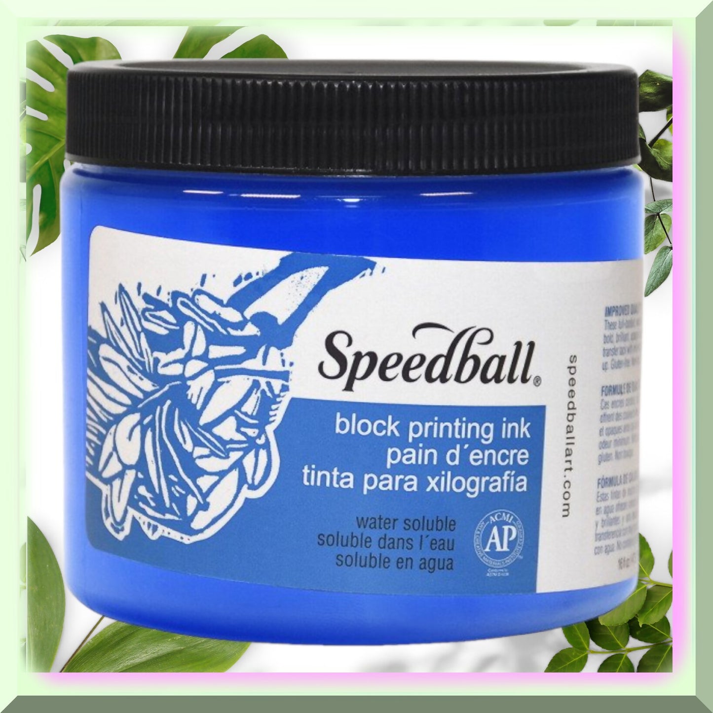 Aqua Shield Prtg Ink 473cc Blue Water Block Printing