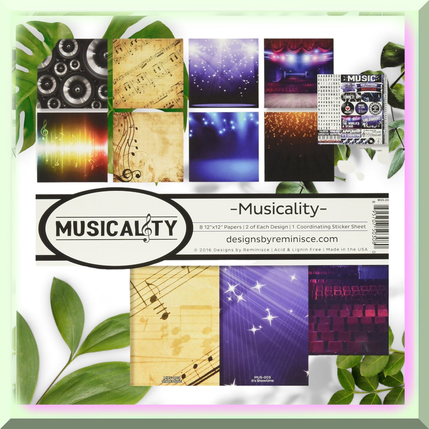 Harmony Haven Deluxe Music Kit 12x12 Multicolor
