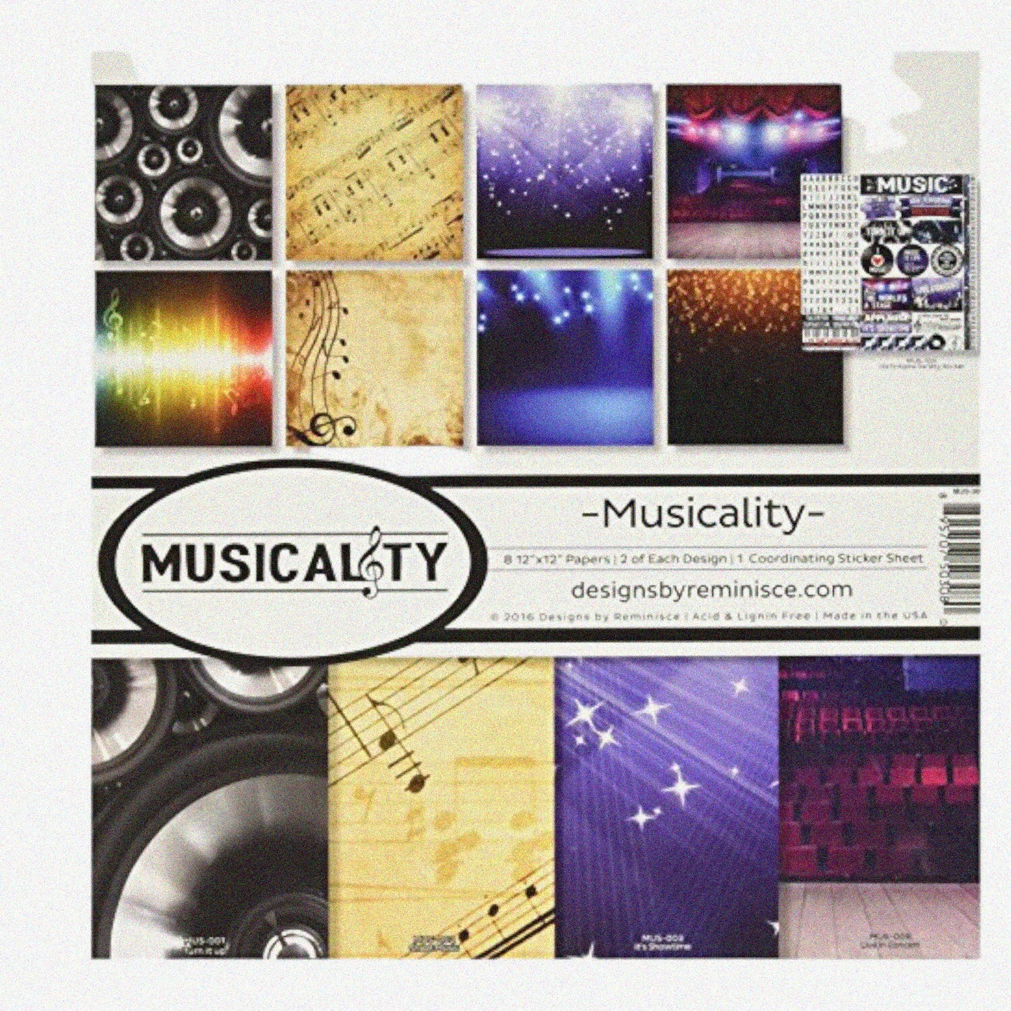 Harmony Haven Deluxe Music Kit 12x12 Multicolor