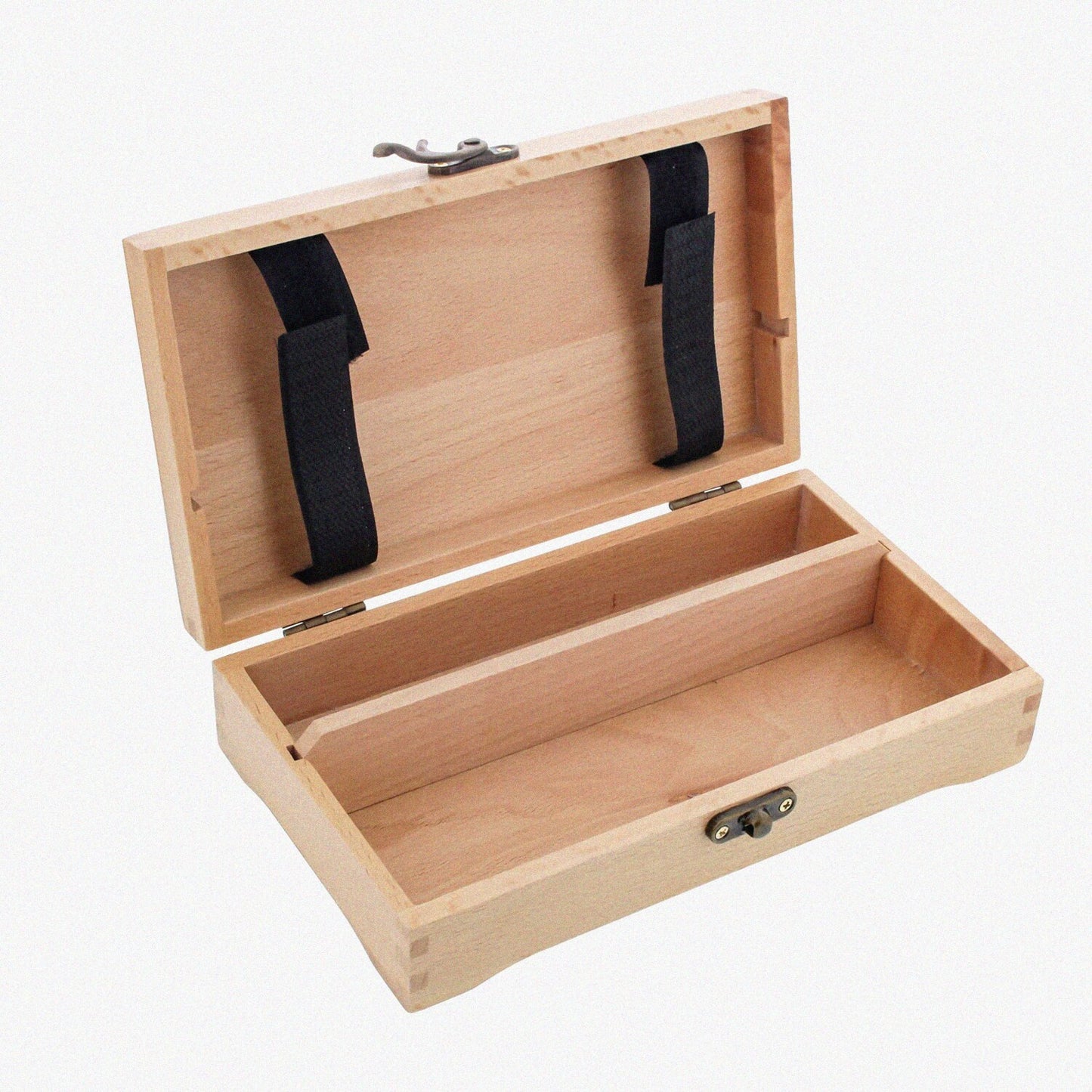 Small Beechwood Artist Tool & Brush Storage Box