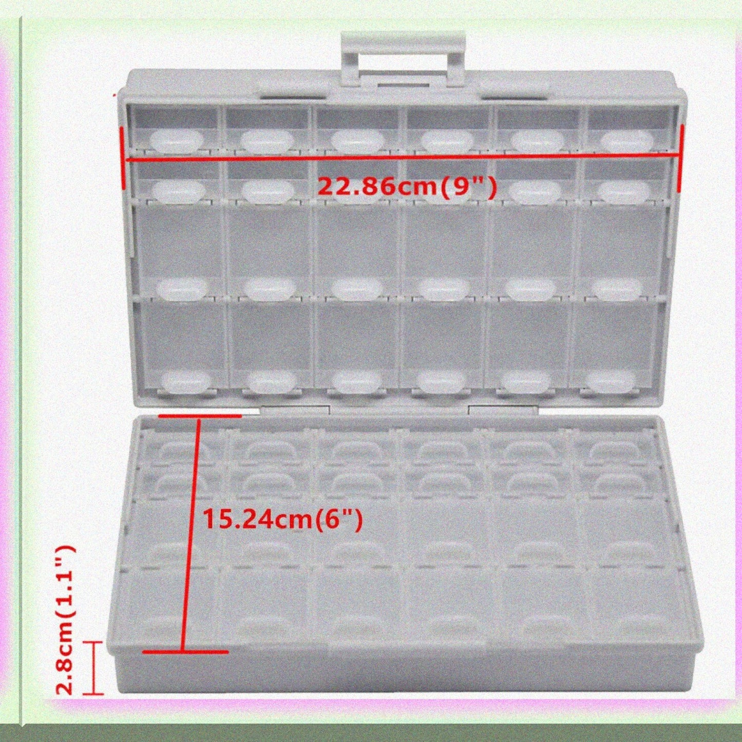 48 Lids Surface Mount Enclosure with 2 Sizes