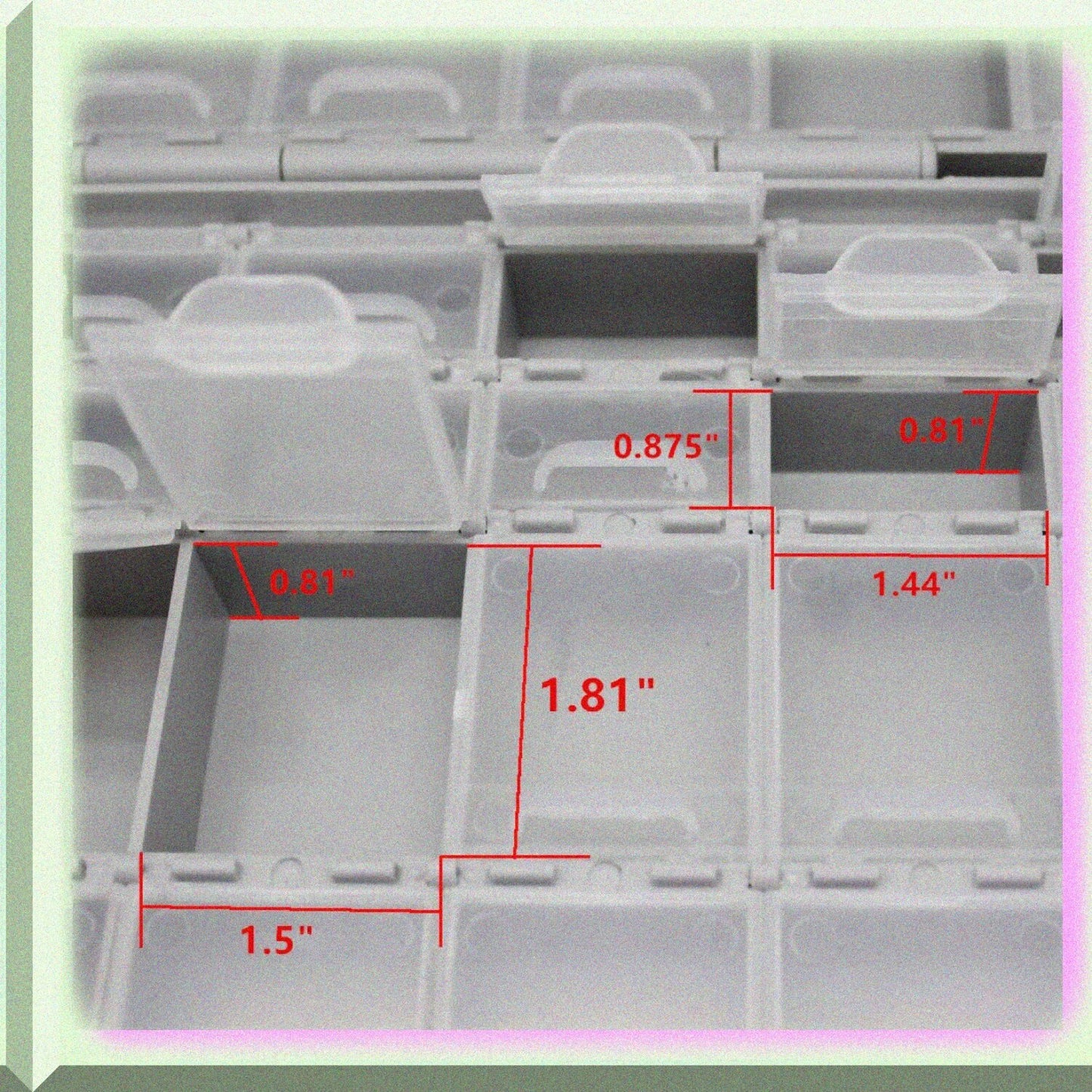 48 Lids Surface Mount Enclosure with 2 Sizes