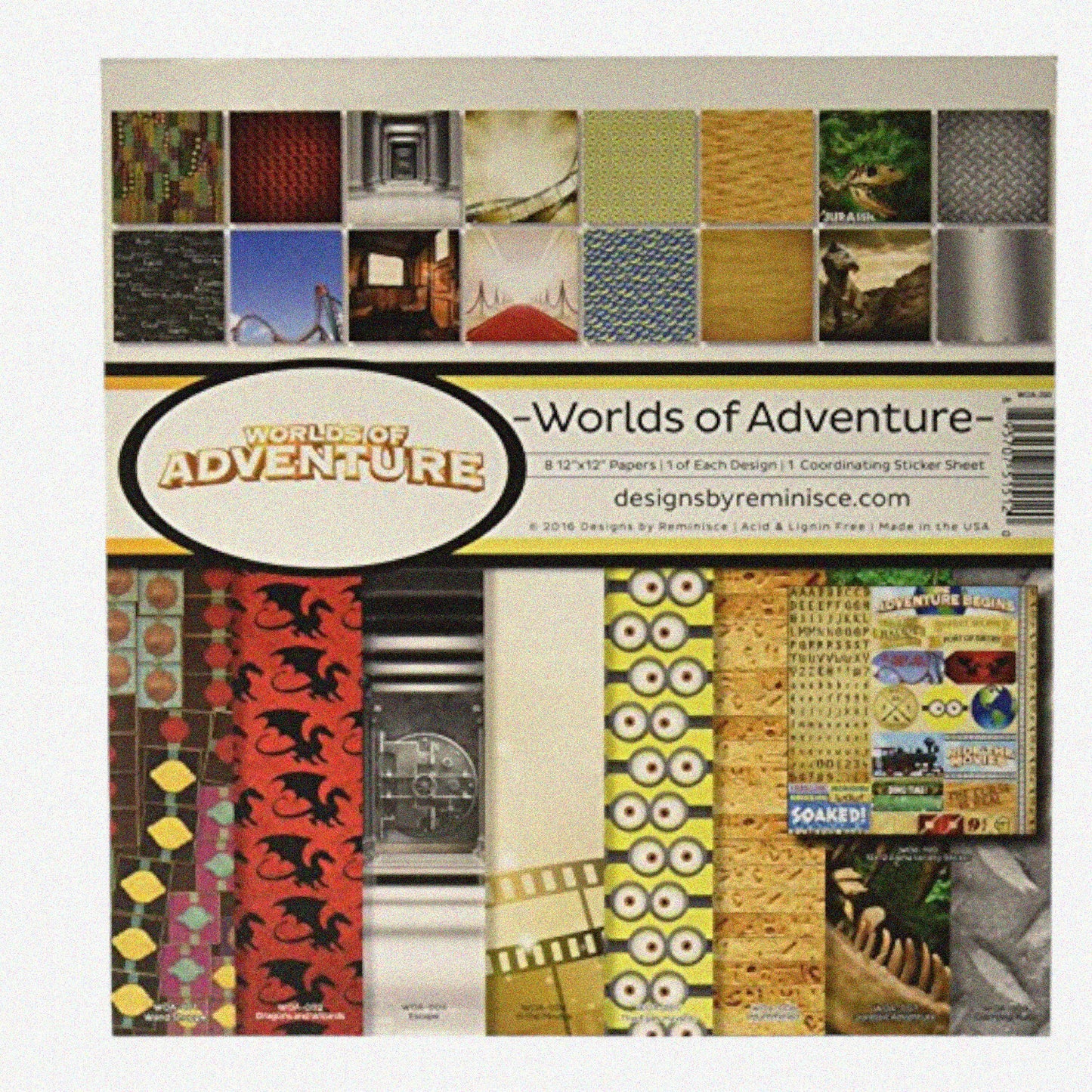 AdventureLand Deluxe Scrapbooking Kit 12x12 Multicolor