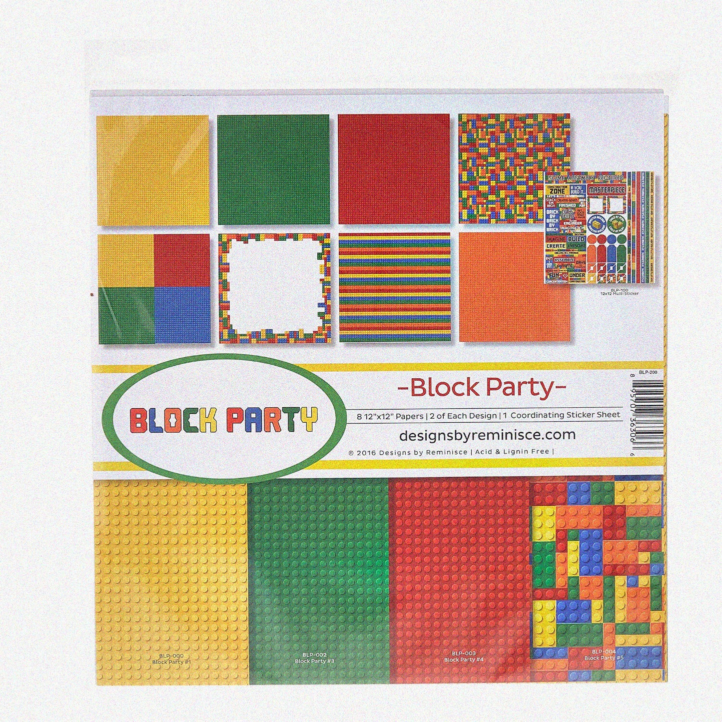 Party Palooza 12x12 Collection Kit 200 Pieces