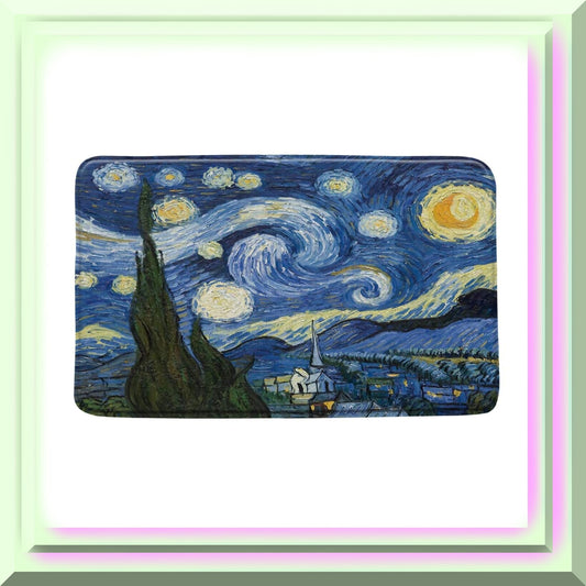 Starry Night Bath Mat 17.8x29.5 Inch