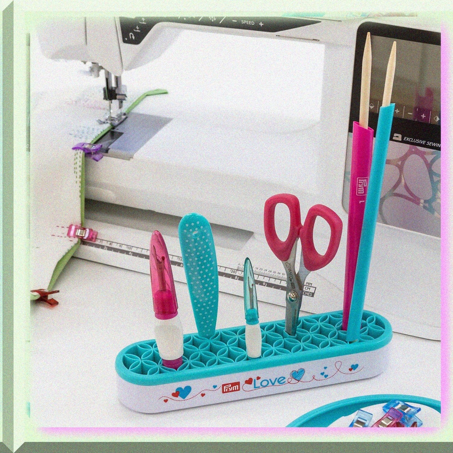 Love Hold and Store Organizer Turquoise Silicone Compartments