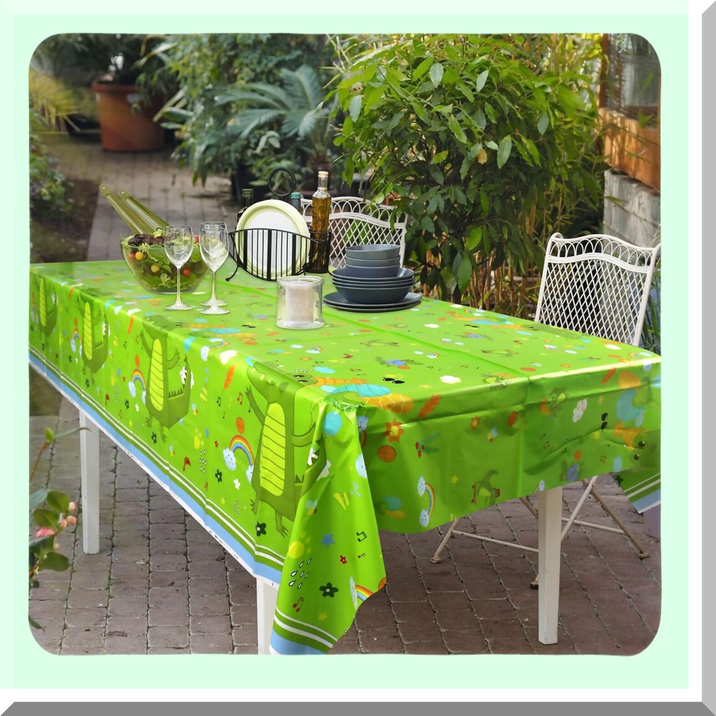 Crocodile Party Tablecloths for Kids Birthday