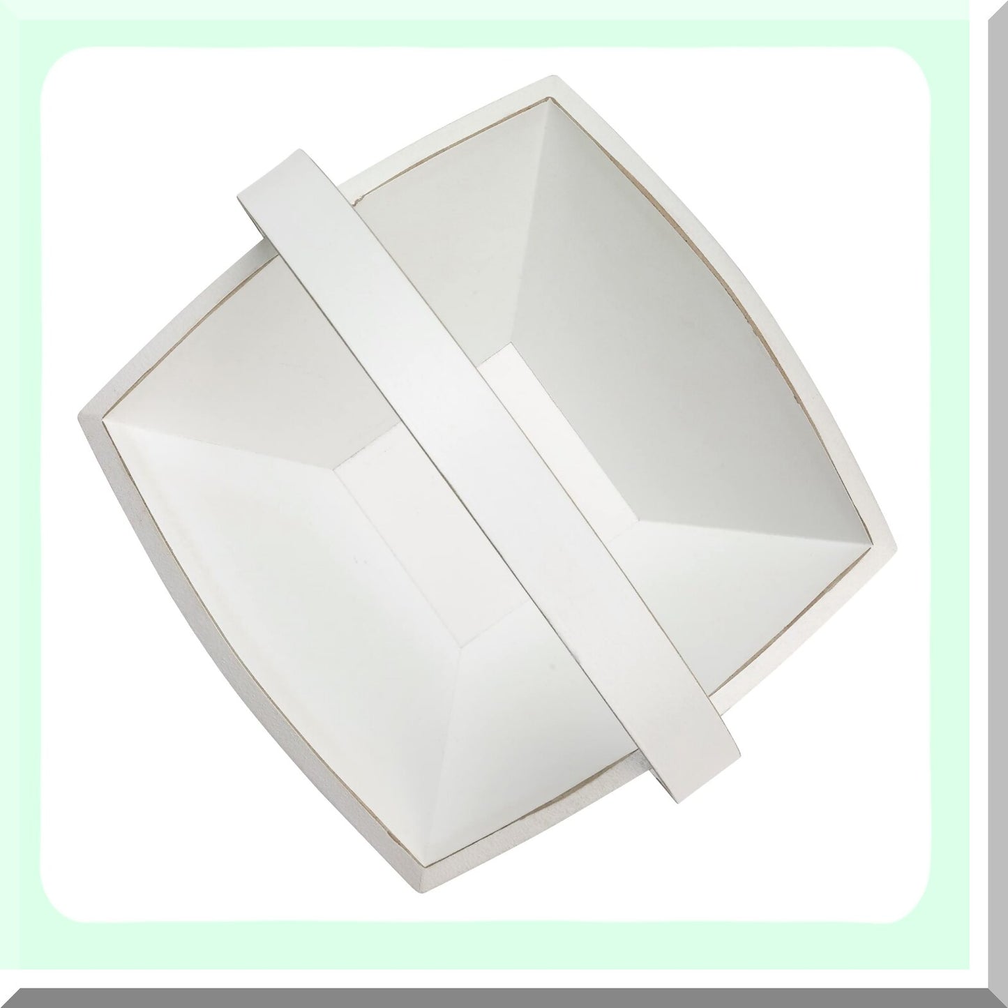 Rustic Farmhouse Wooden Flower Basket for Home and Events