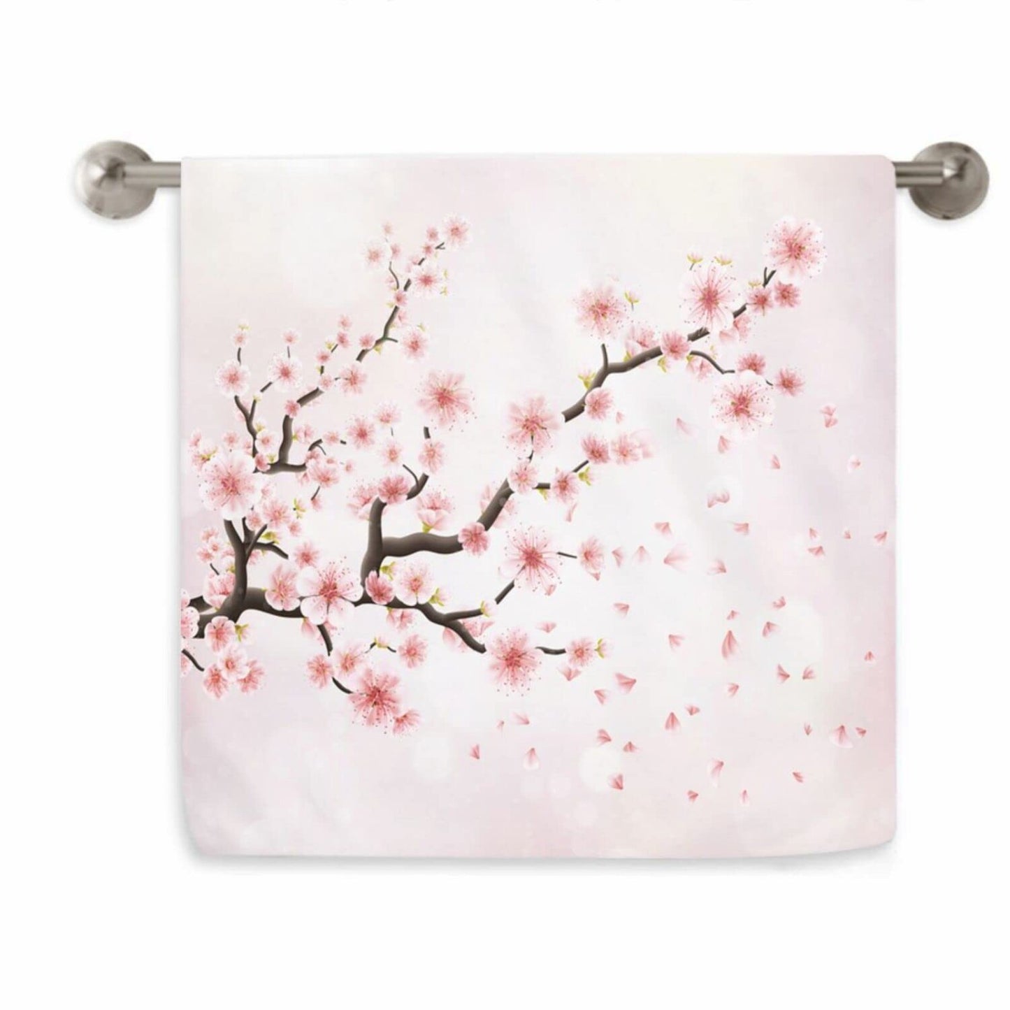 Cherry Blossom Microfiber Hand Towel 15.7x27.5 Inches