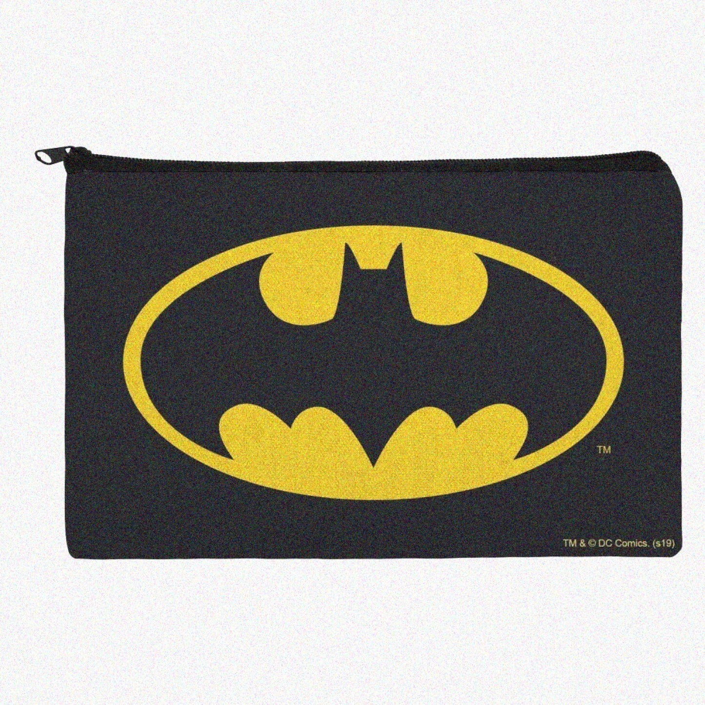 Clic Bat Shield Logo Pencil Organizer Zipper Pouch
