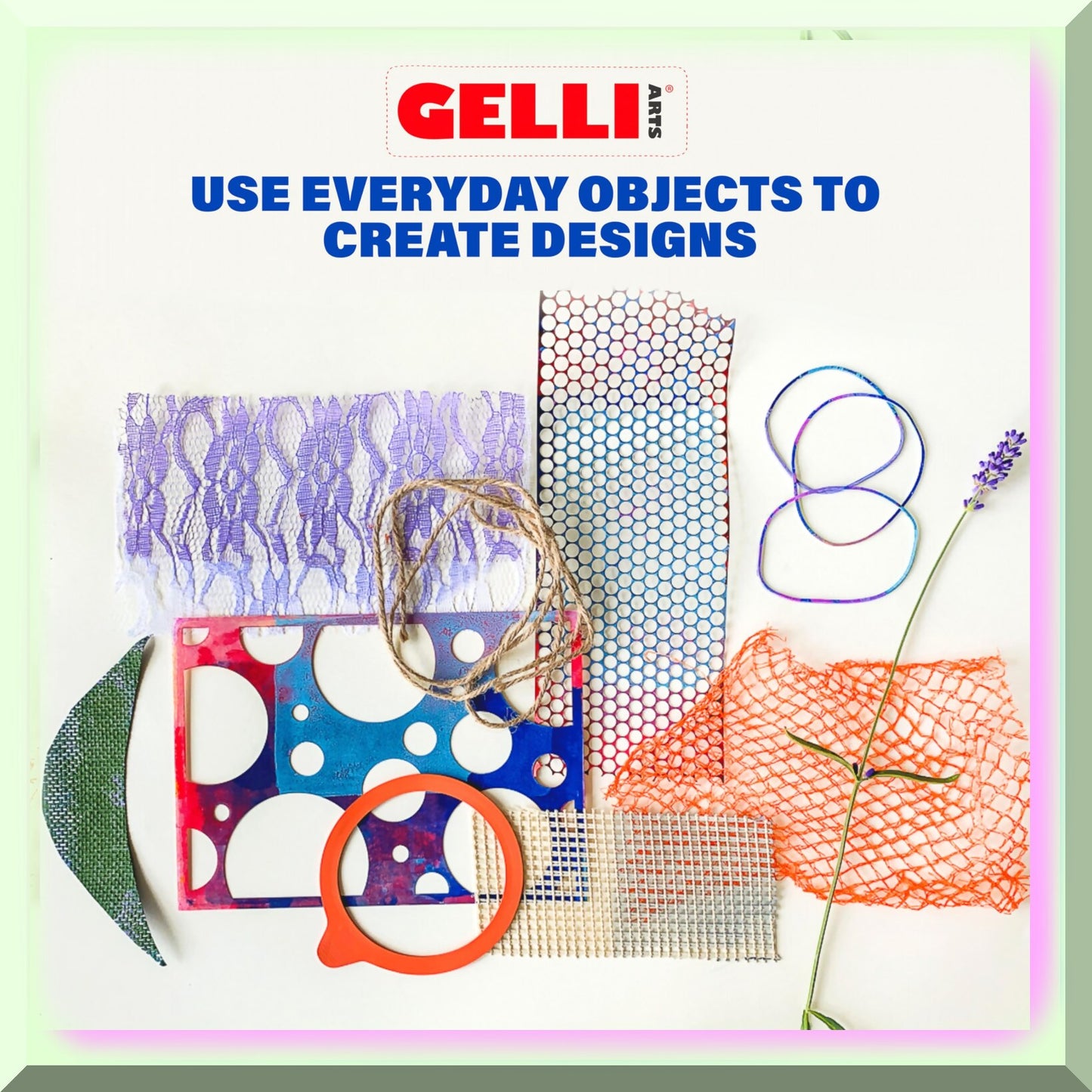 6" x 6" Reusable Gel Printing Plate for Art Prints