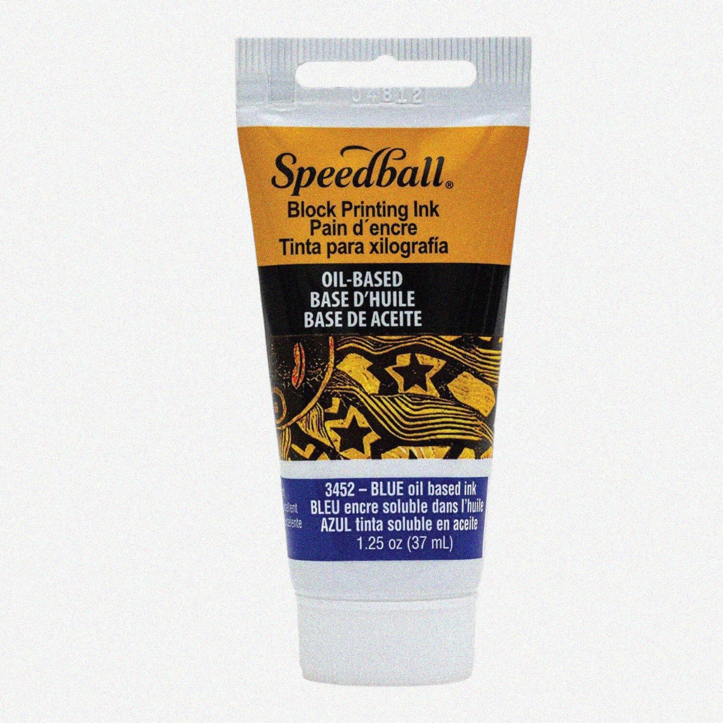 Blue Block Printing Ink 1.25oz