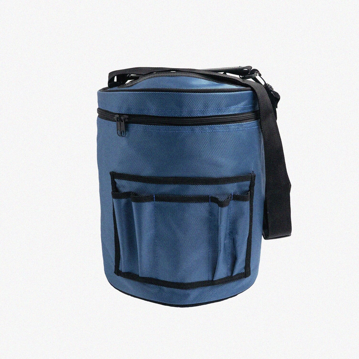 Blue Yarn Storage Tote Bag, Large Capacity