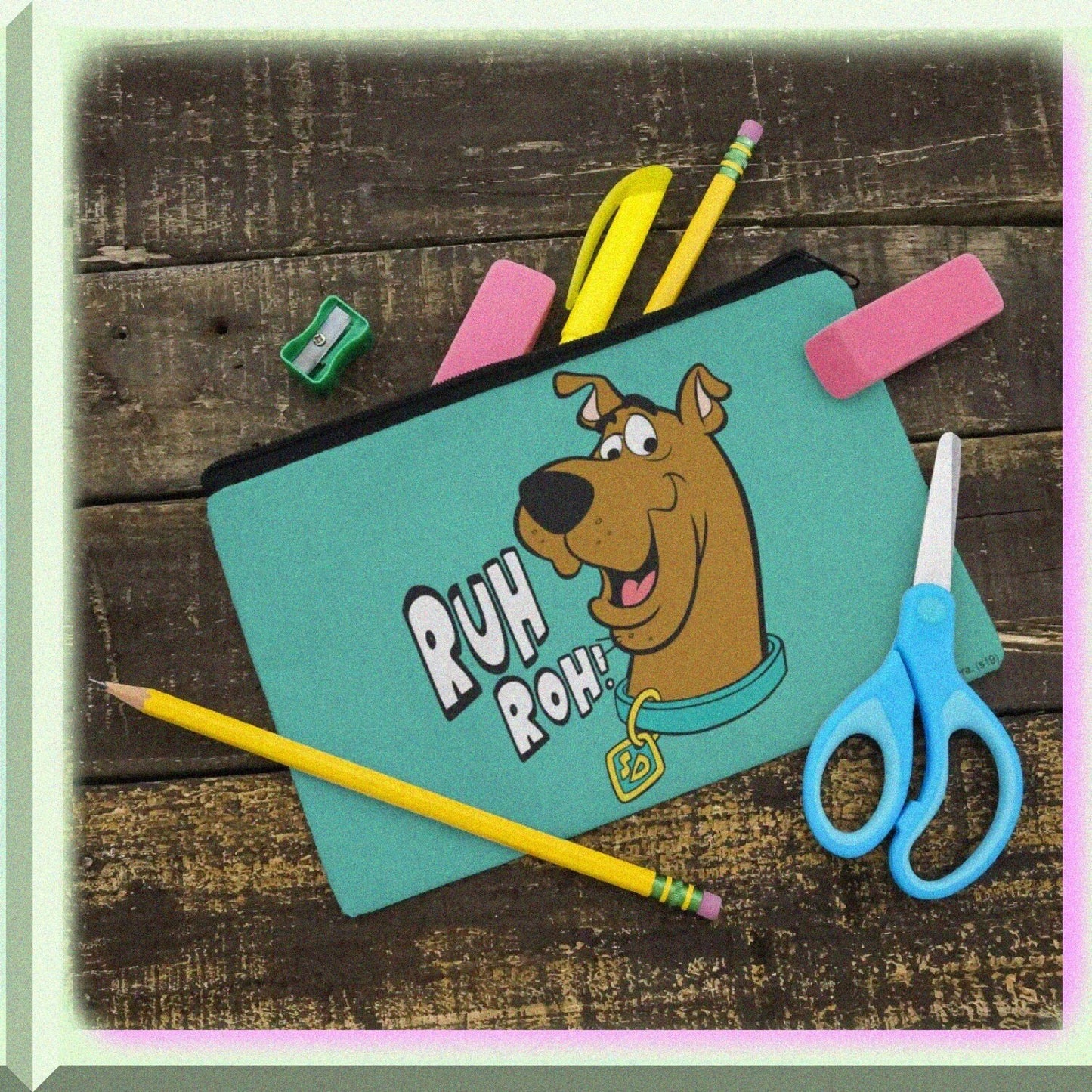 Scooby-Doo Ruh Roh Pencil Pen Organizer Zipper Pouch