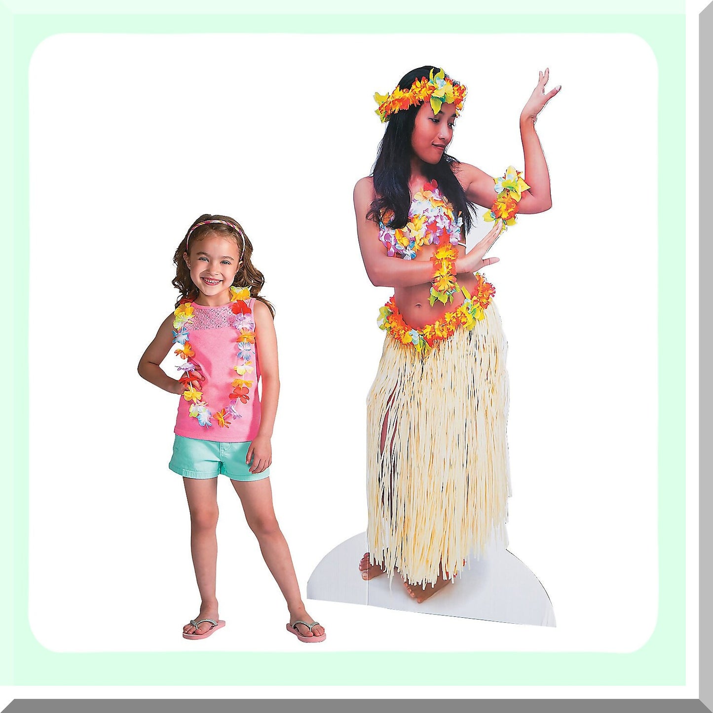 Hula Girl Stand-Up for Party Decor 32" x 62"