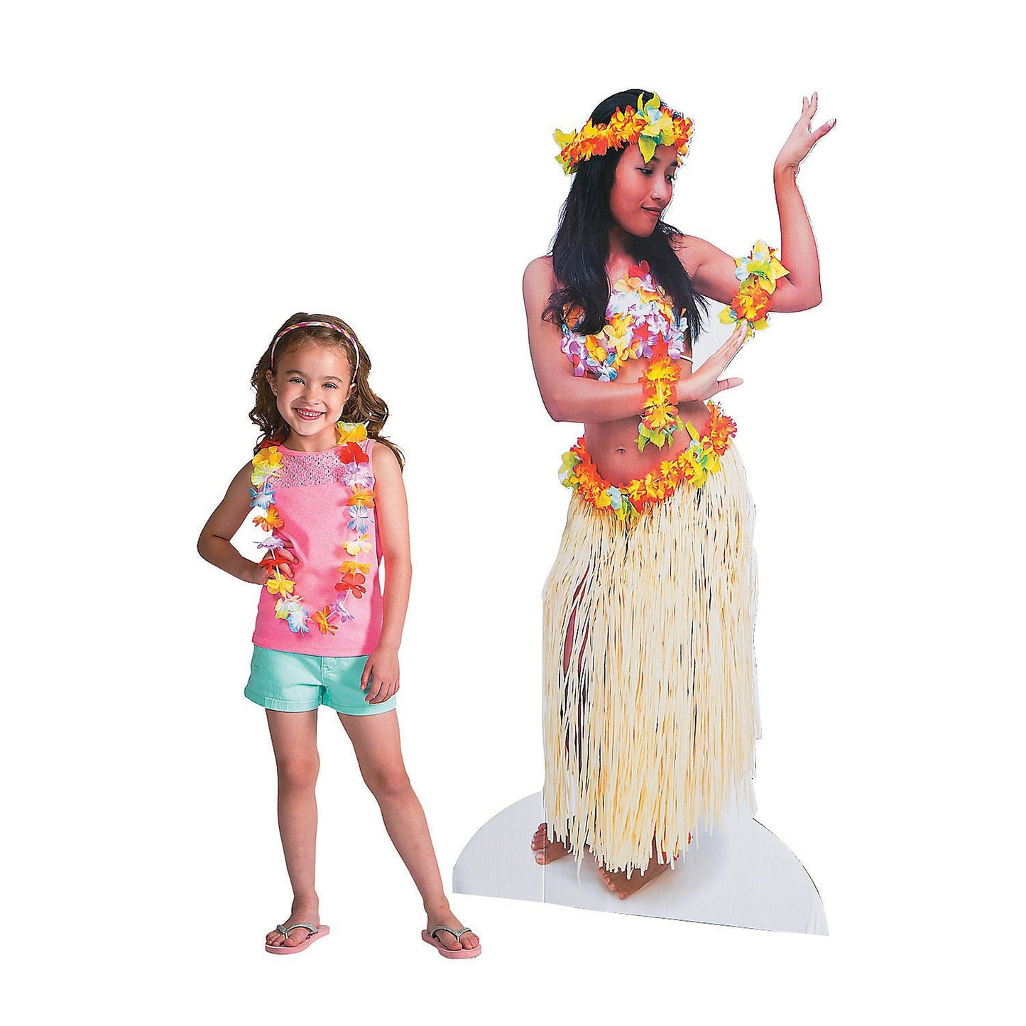 Hula Girl Stand-Up for Party Decor 32" x 62"