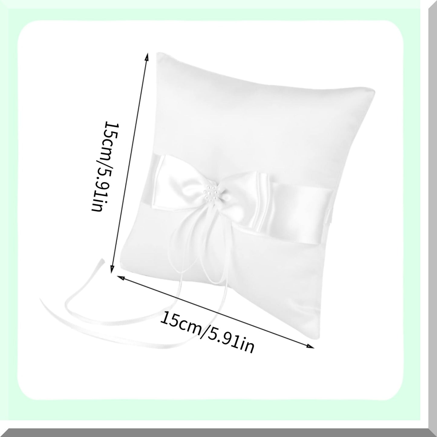 Wedding Ring Pillow for Ceremony and Decor