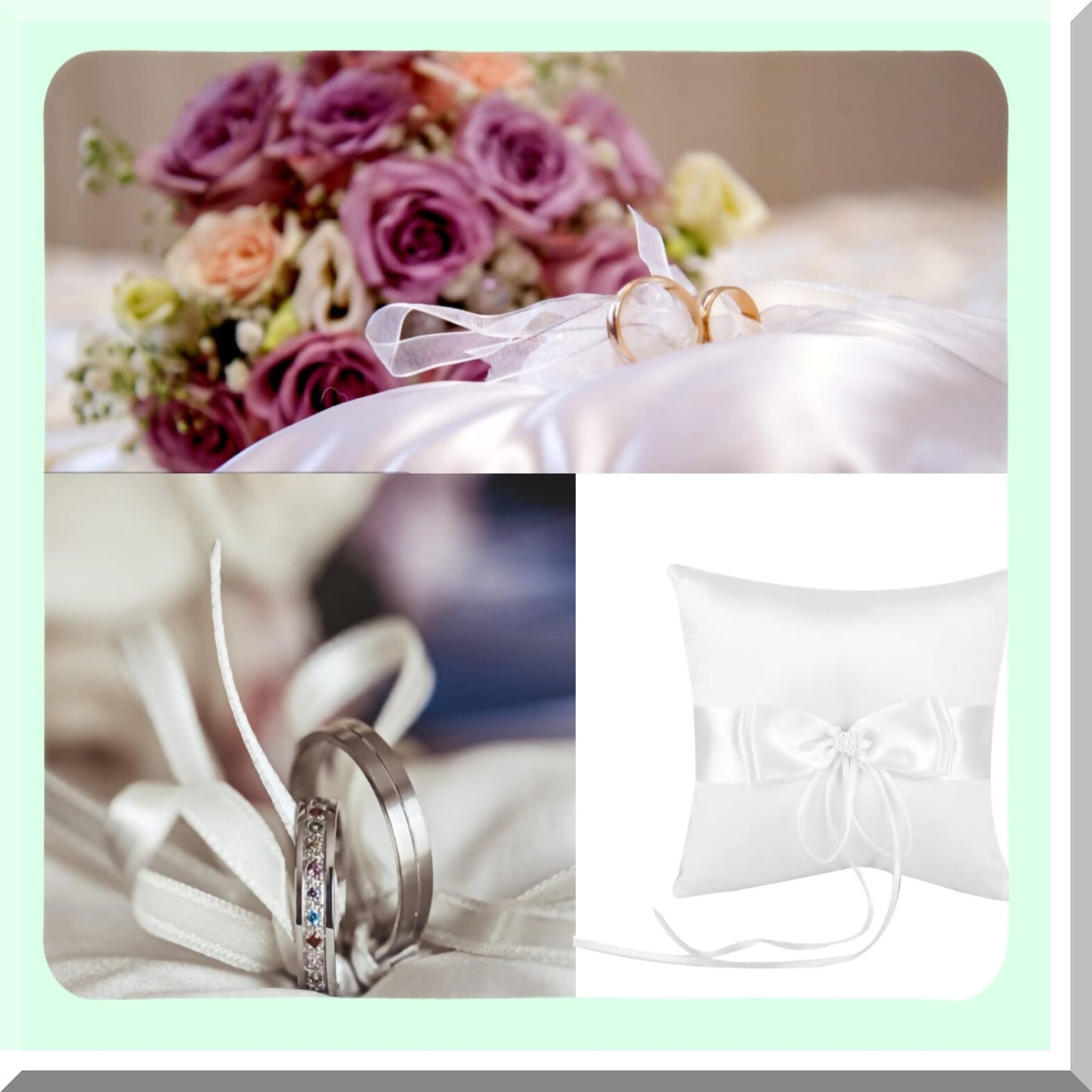 Wedding Ring Pillow for Ceremony and Decor