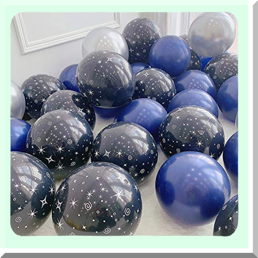 Space Theme Party Balloons Set for Kids Birthday Decorations