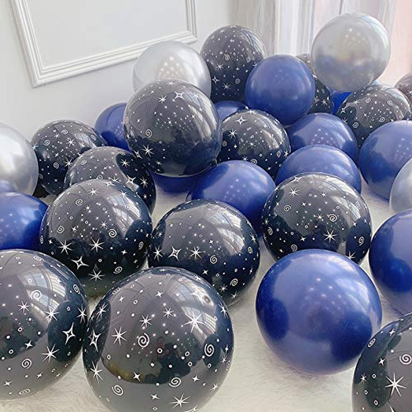 Space Theme Party Balloons Set for Kids Birthday Decorations