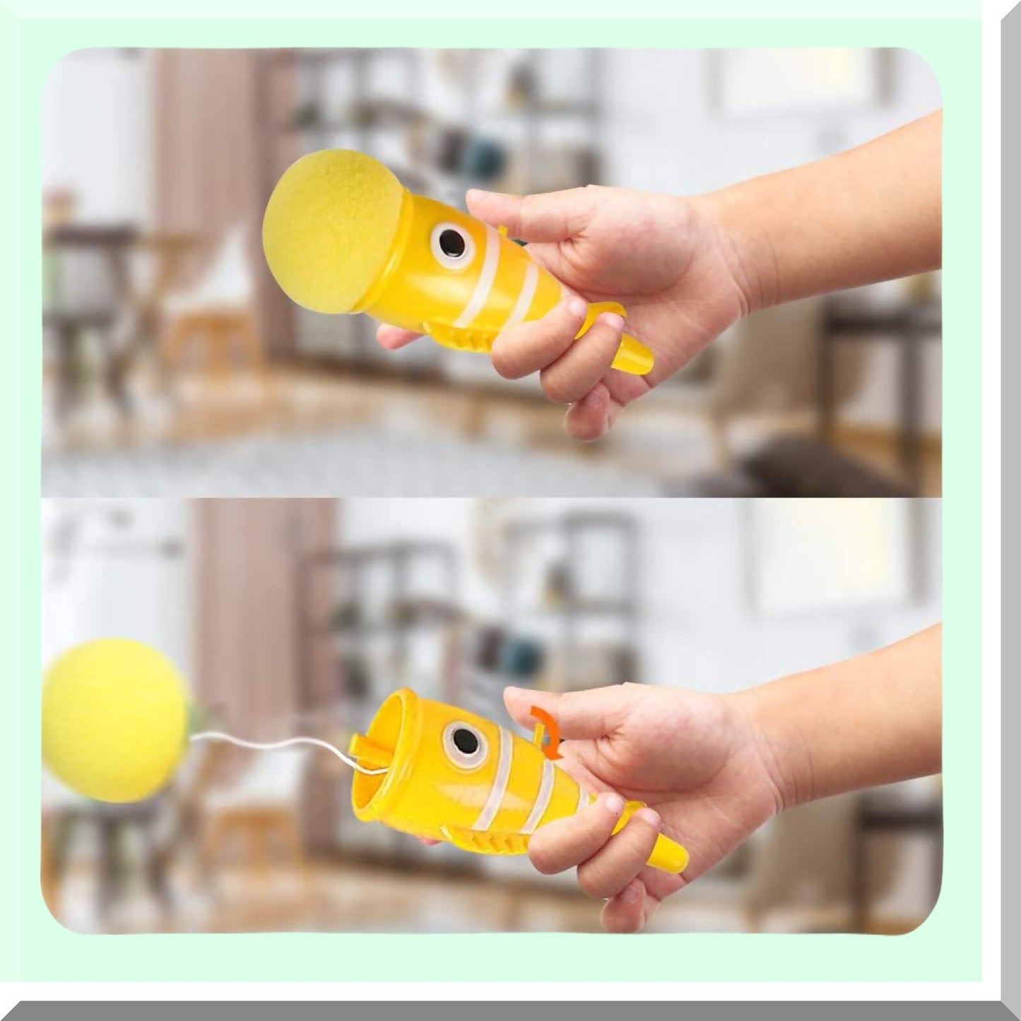 Colorful Foam Ball Launchers Pack of 12 for Kids