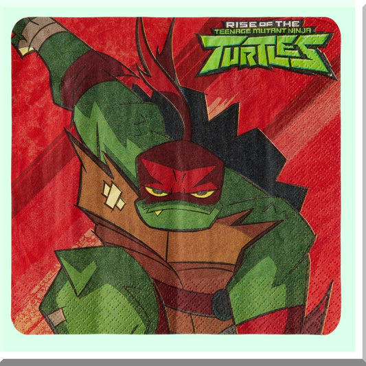 Teenage Mutant Ninja Turtle Luncheon Paper Napkins 6.5" Pack of 16