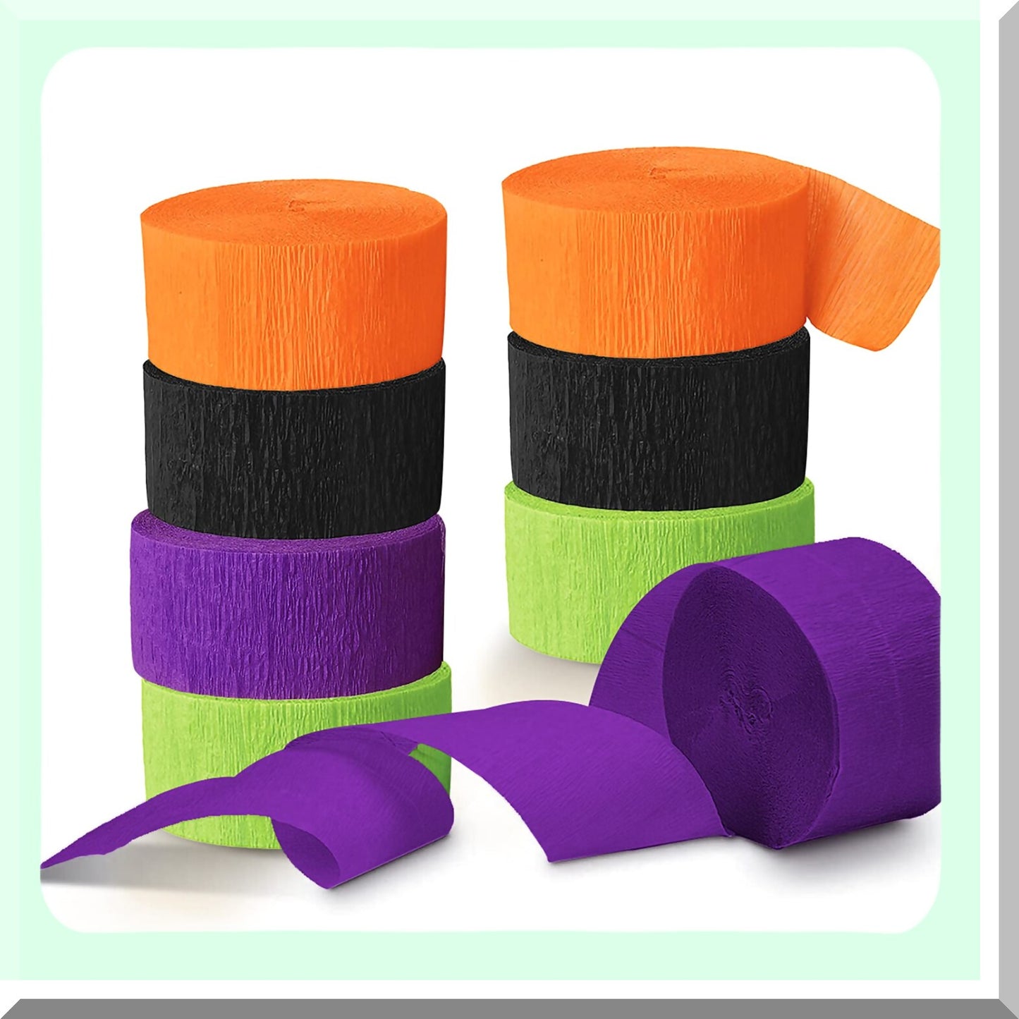 Party Supplies Crepe Paper Streamers for Events and Celebrations