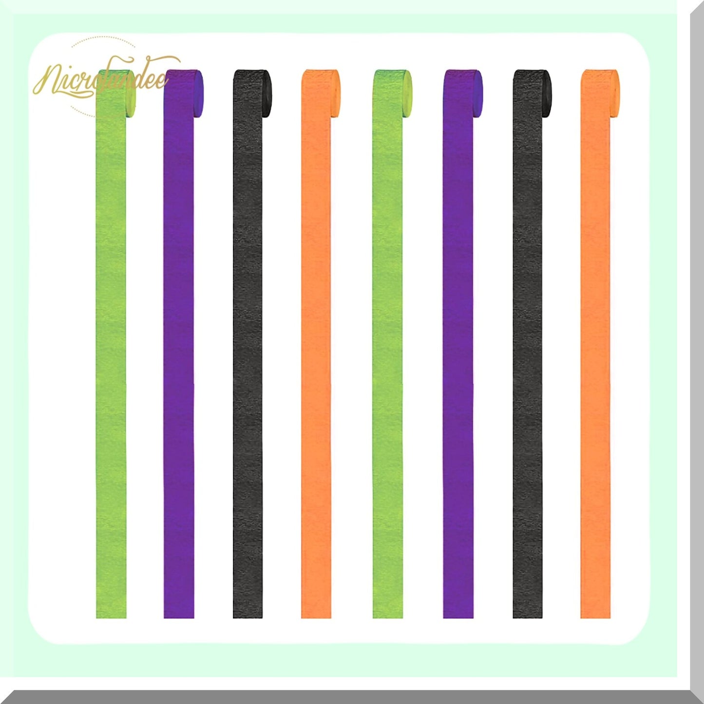 Party Supplies Crepe Paper Streamers for Events and Celebrations