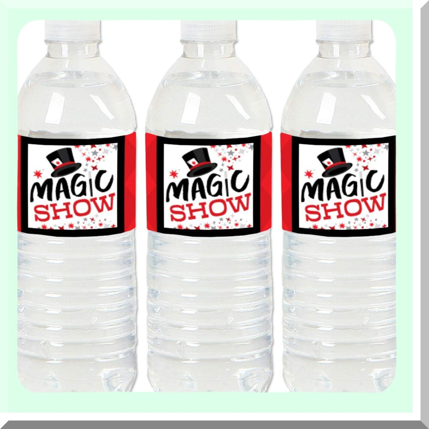 Magical Birthday Water Bottle Sticker Labels Set of 20