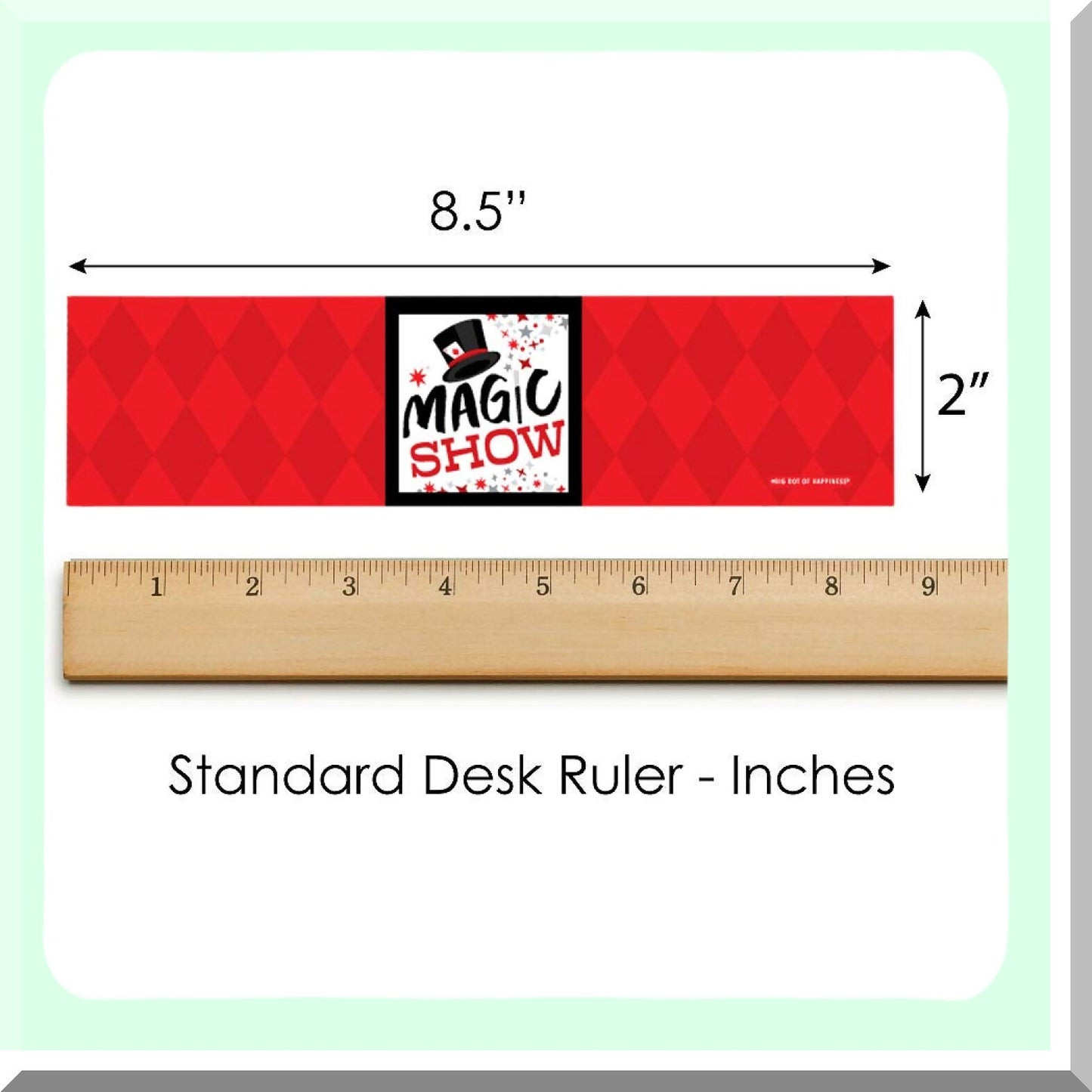 Magical Birthday Water Bottle Sticker Labels Set of 20