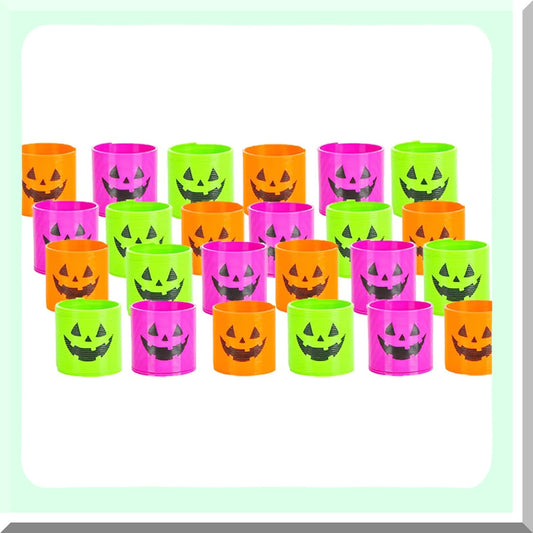 Neon Jack-O-Lantern C Spring Toys for Kids