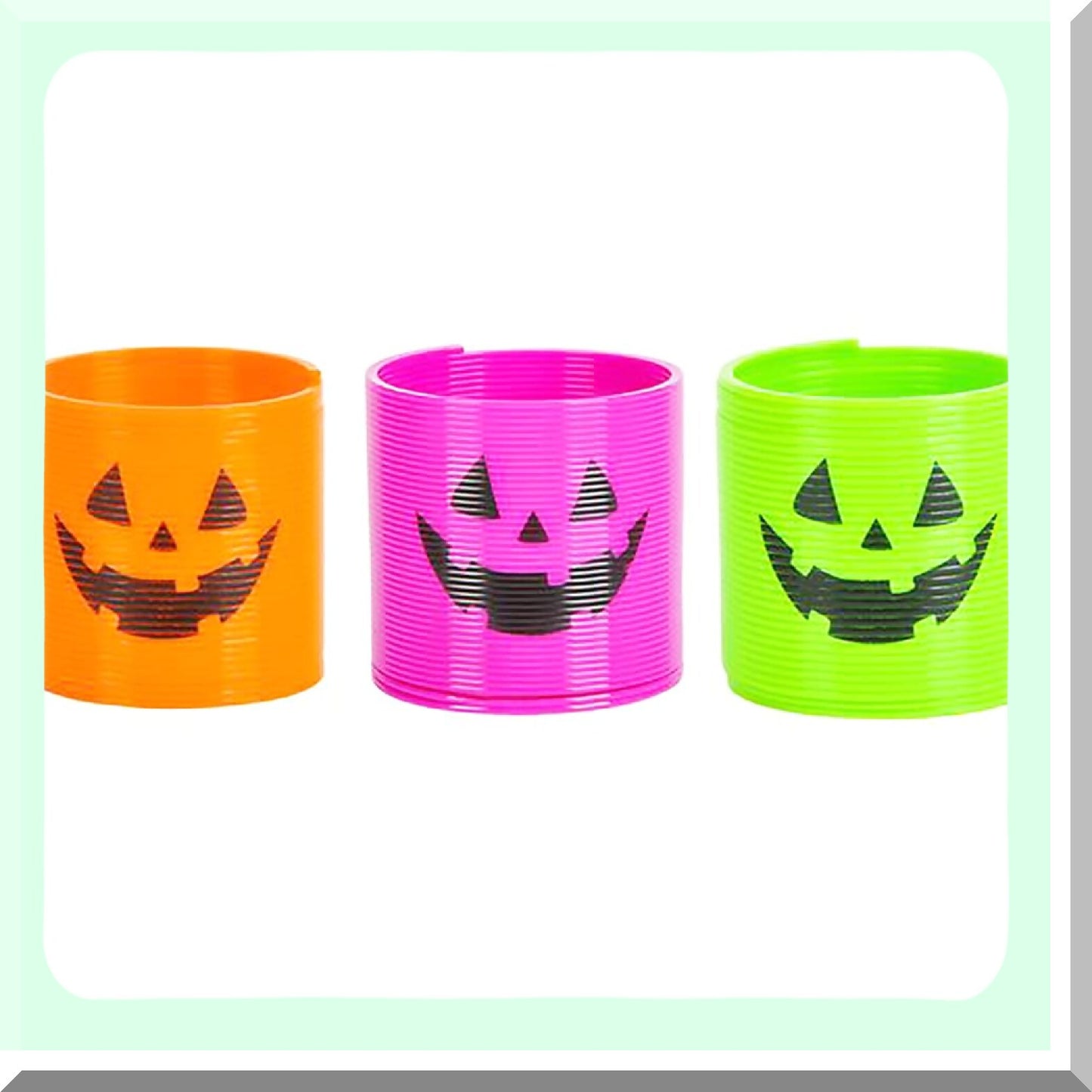 Neon Jack-O-Lantern C Spring Toys for Kids