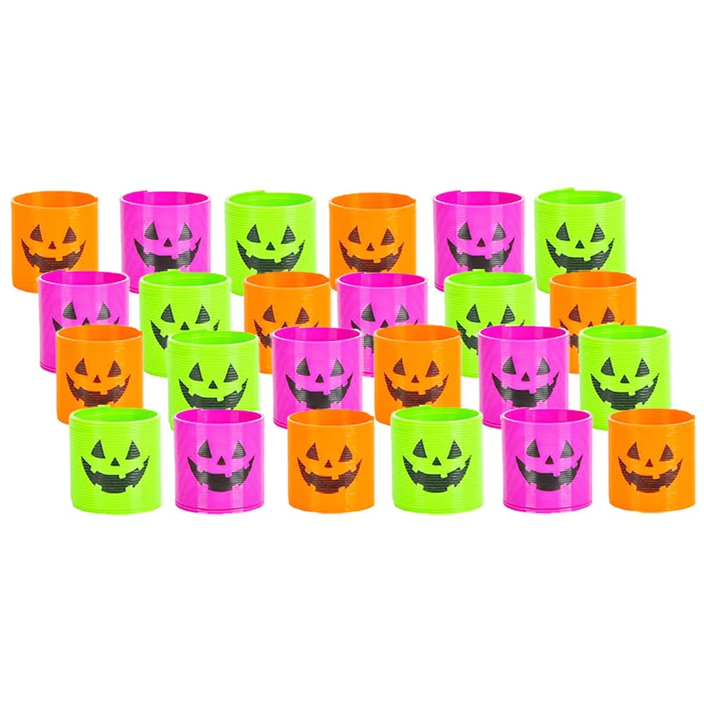 Neon Jack-O-Lantern C Spring Toys for Kids