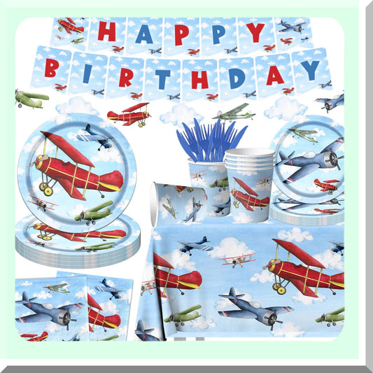 Airplane Birthday Party Supplies for Kids