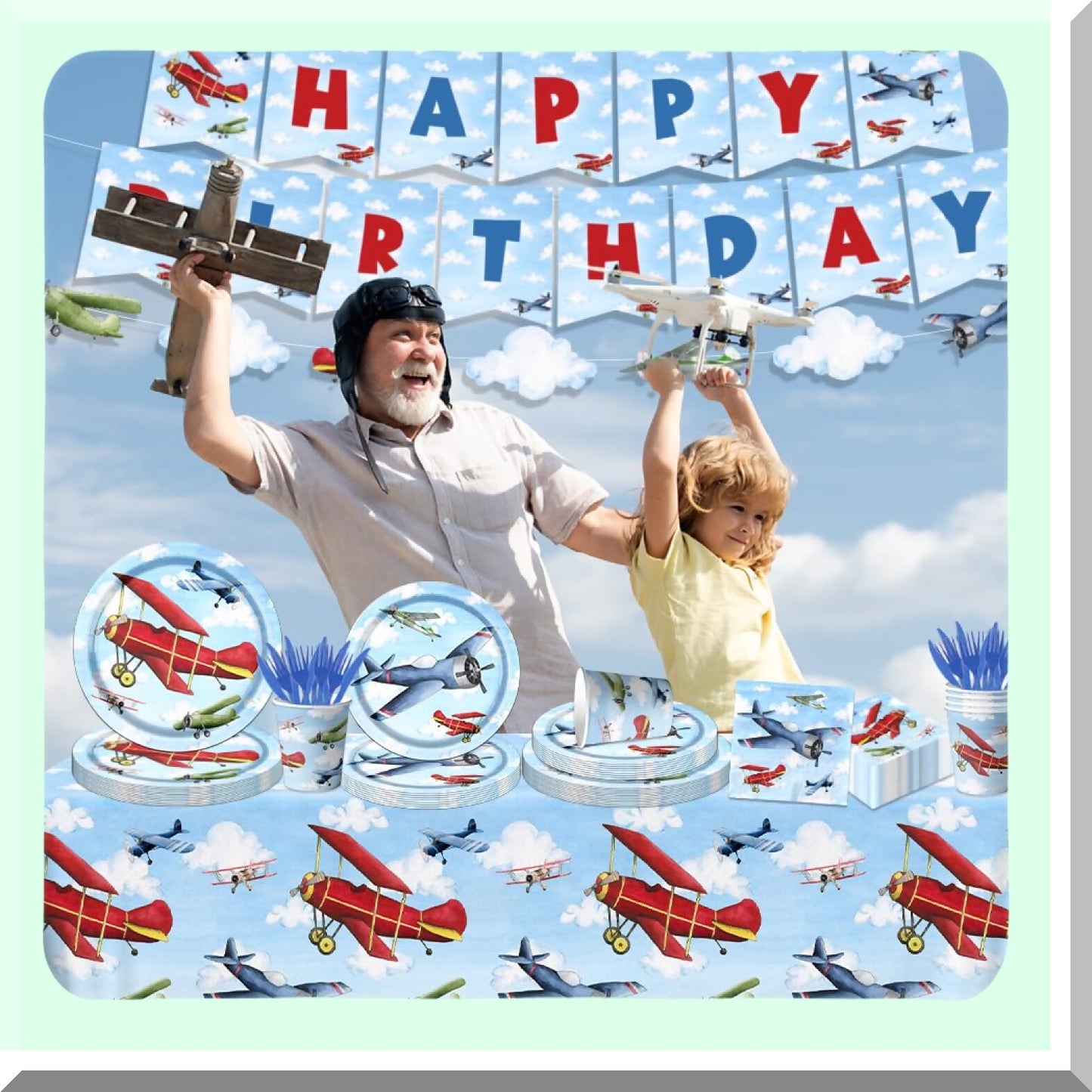 Airplane Birthday Party Supplies for Kids