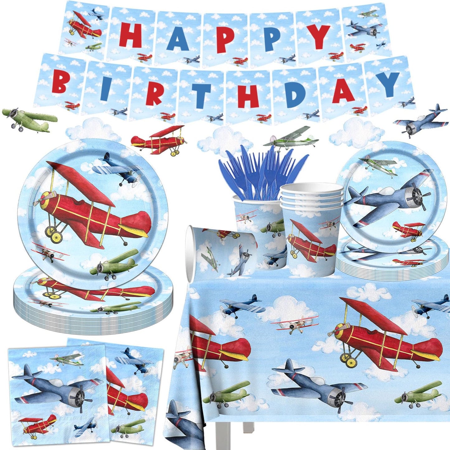 Airplane Birthday Party Supplies for Kids