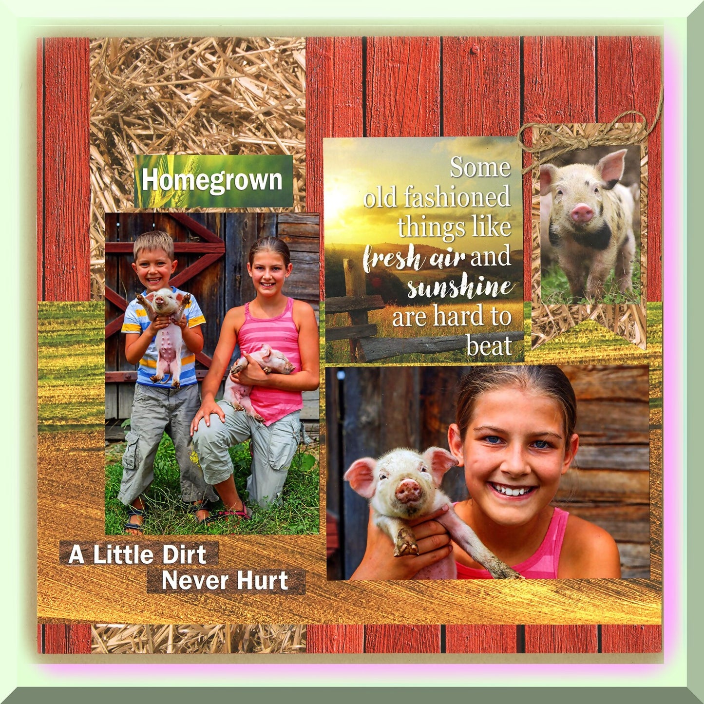 Farm Memories Deluxe Scrapbook Kit 12x12