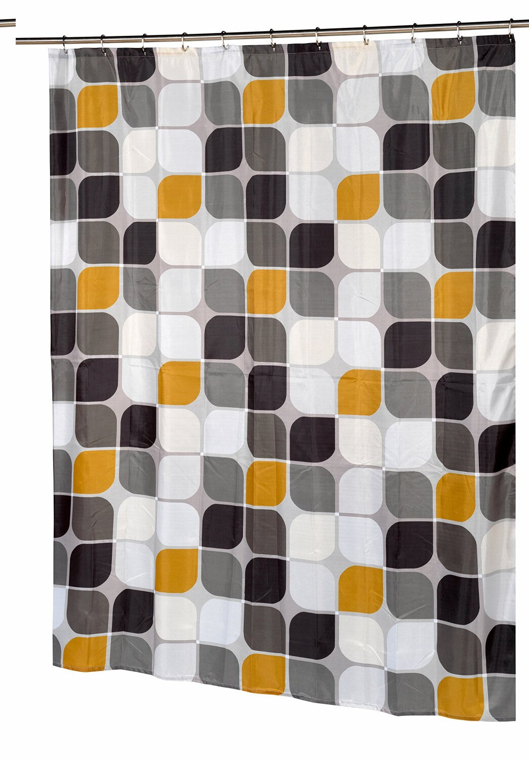 Fabric Shower Curtain, 54"x78", Multi